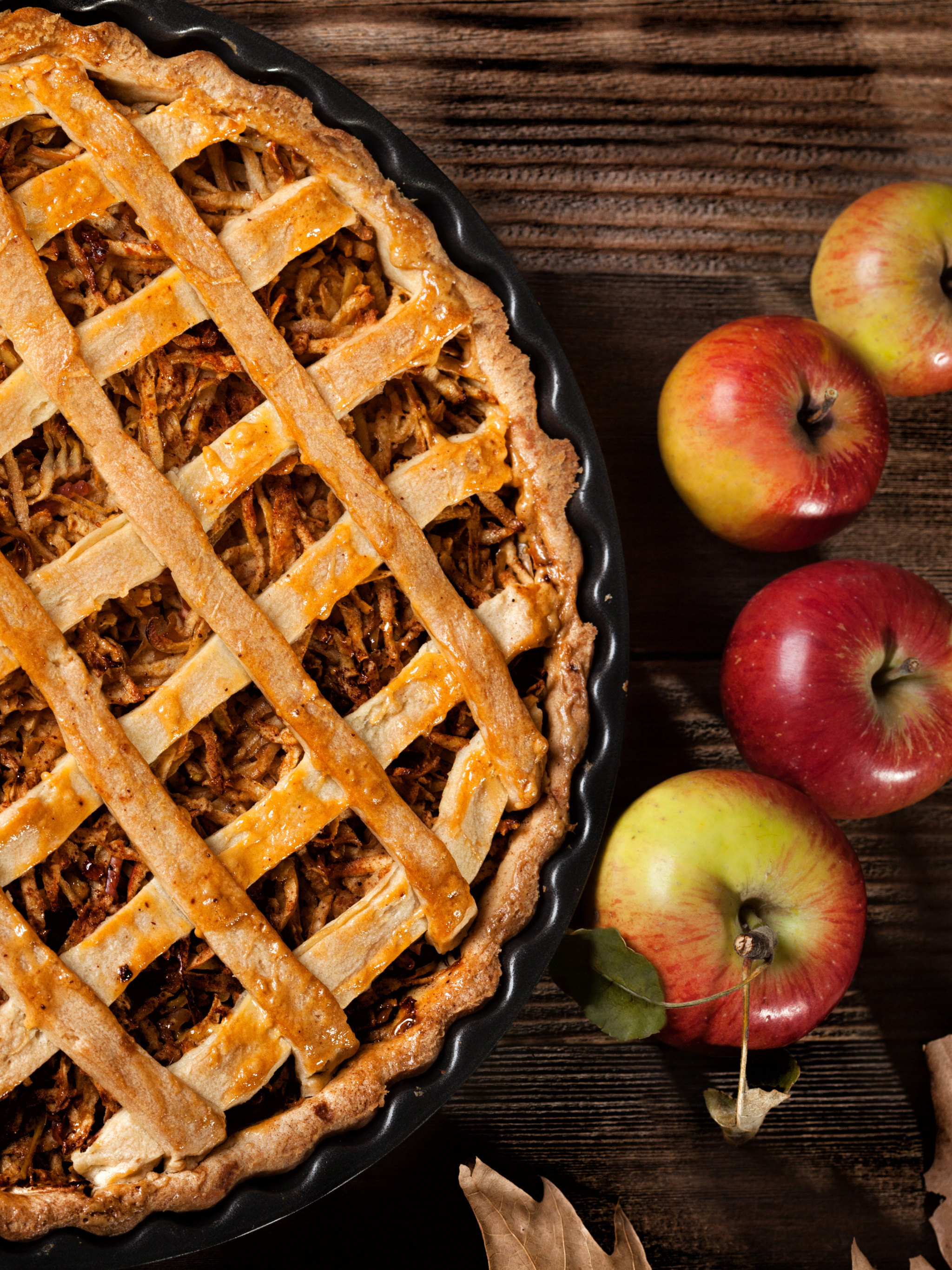 Pie: Baked until the crust is crisp and the filling is cooked through. 2050x2740 HD Wallpaper.