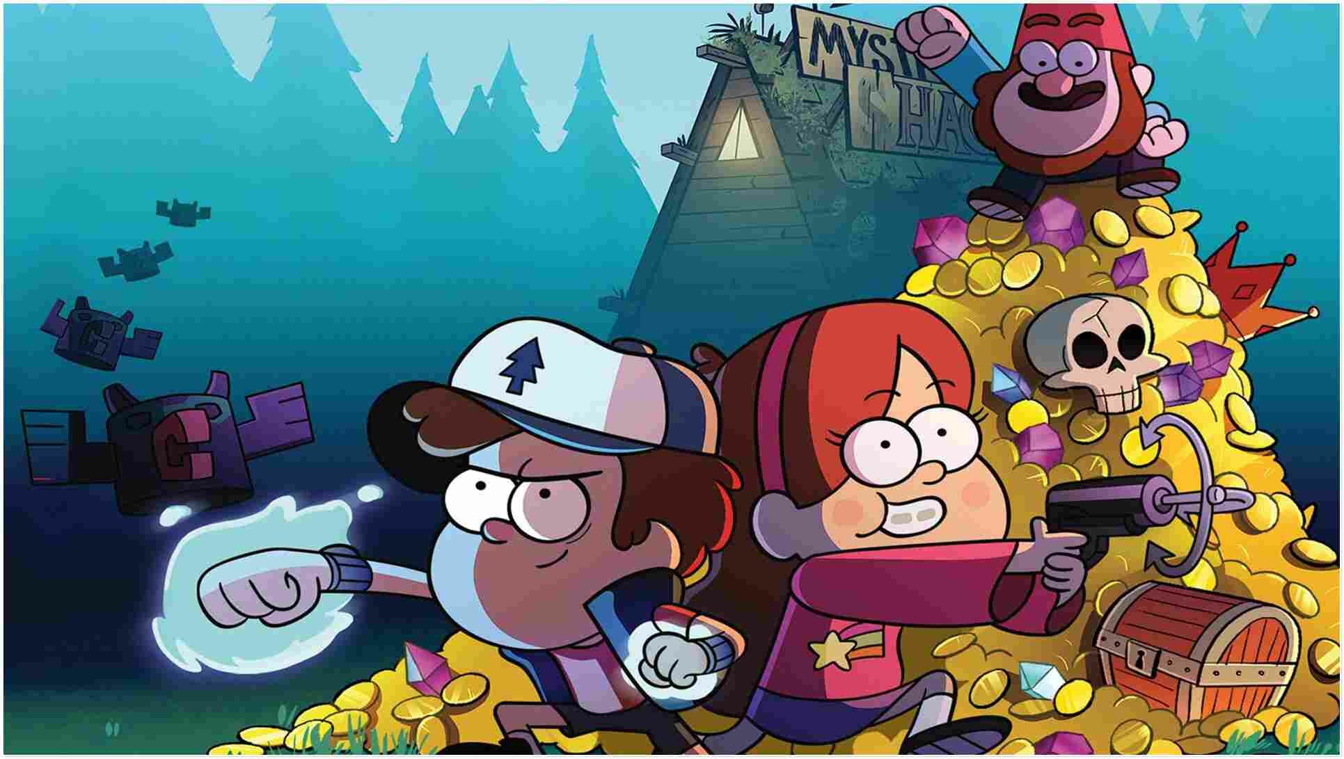 Gravity Falls: The second season began airing in August 2014. 1940x1100 HD Background.