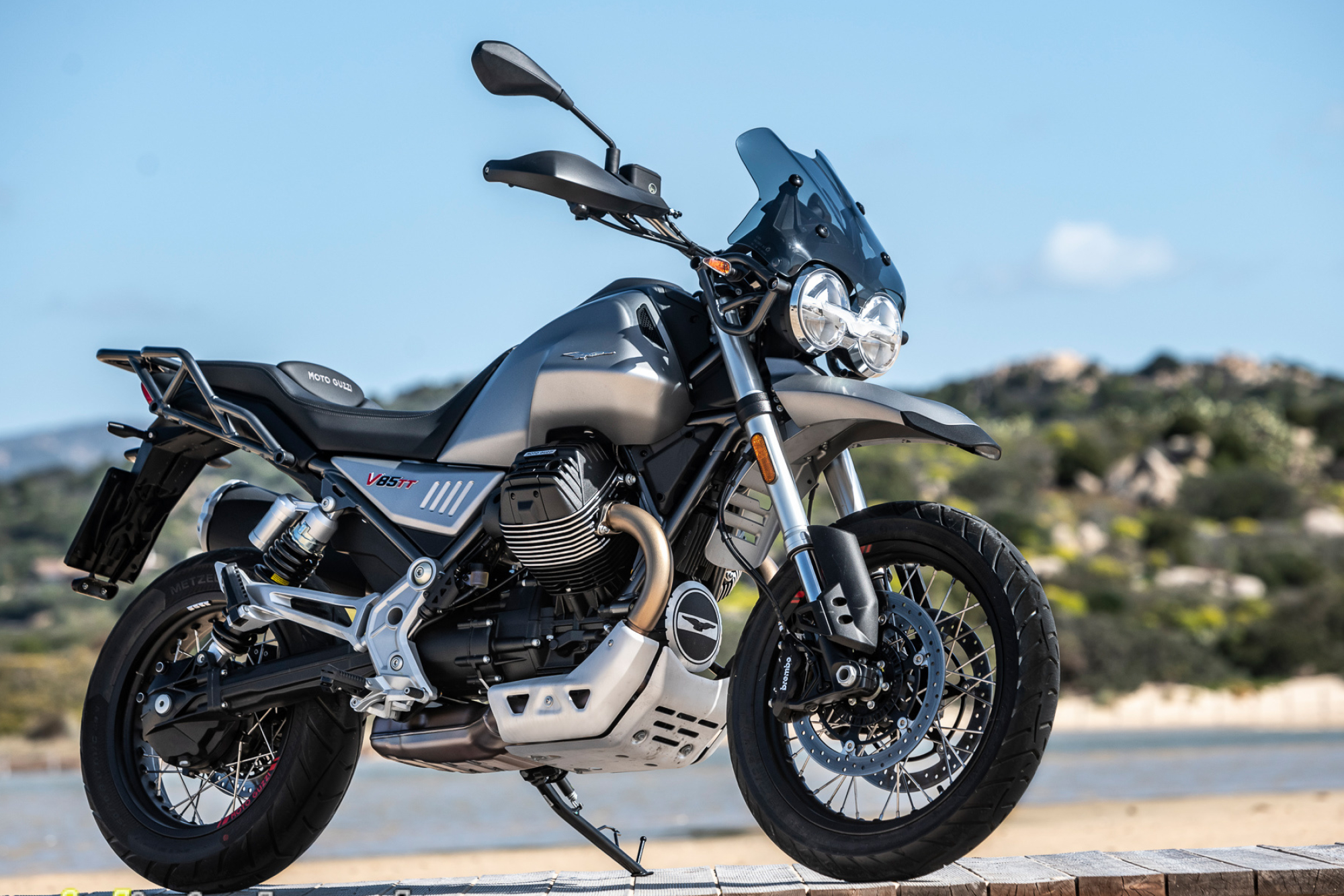 Moto Guzzi V85 TT, 2020 model, Swiss motorcycle information, 2000x1340 HD Desktop