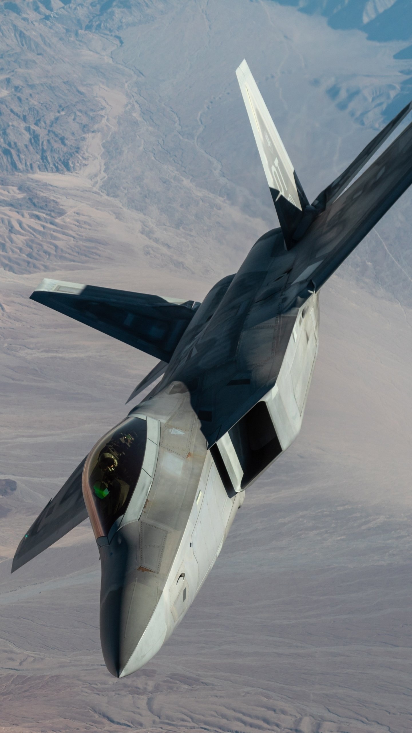 United States Air Force, F-22 Raptor, Air dominance, 1440x2560 HD Phone
