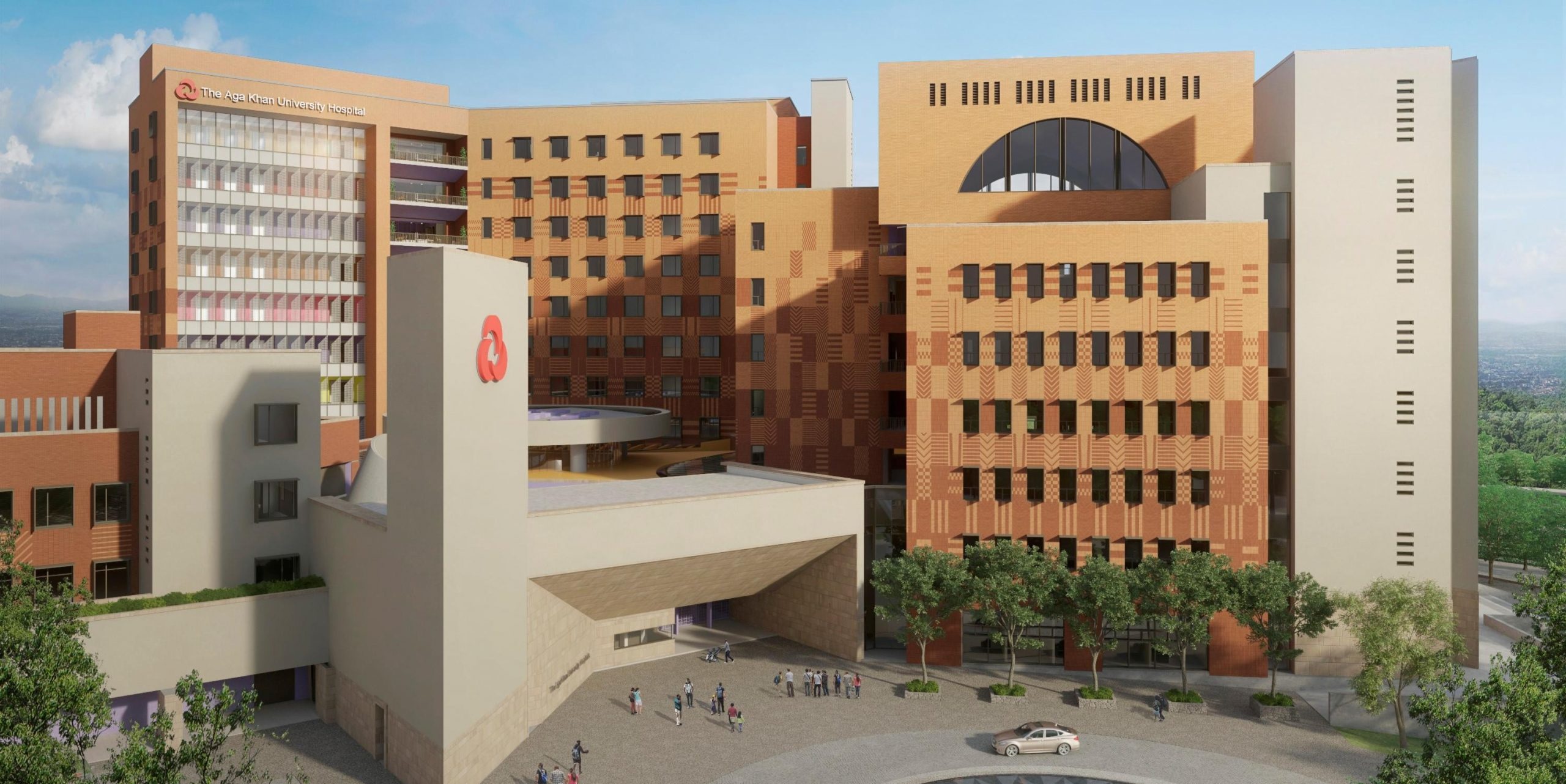 Explore Kampala, Aga Khan University Hospital, Uganda's vibrant capital, African cityscape, 2560x1290 HD Desktop
