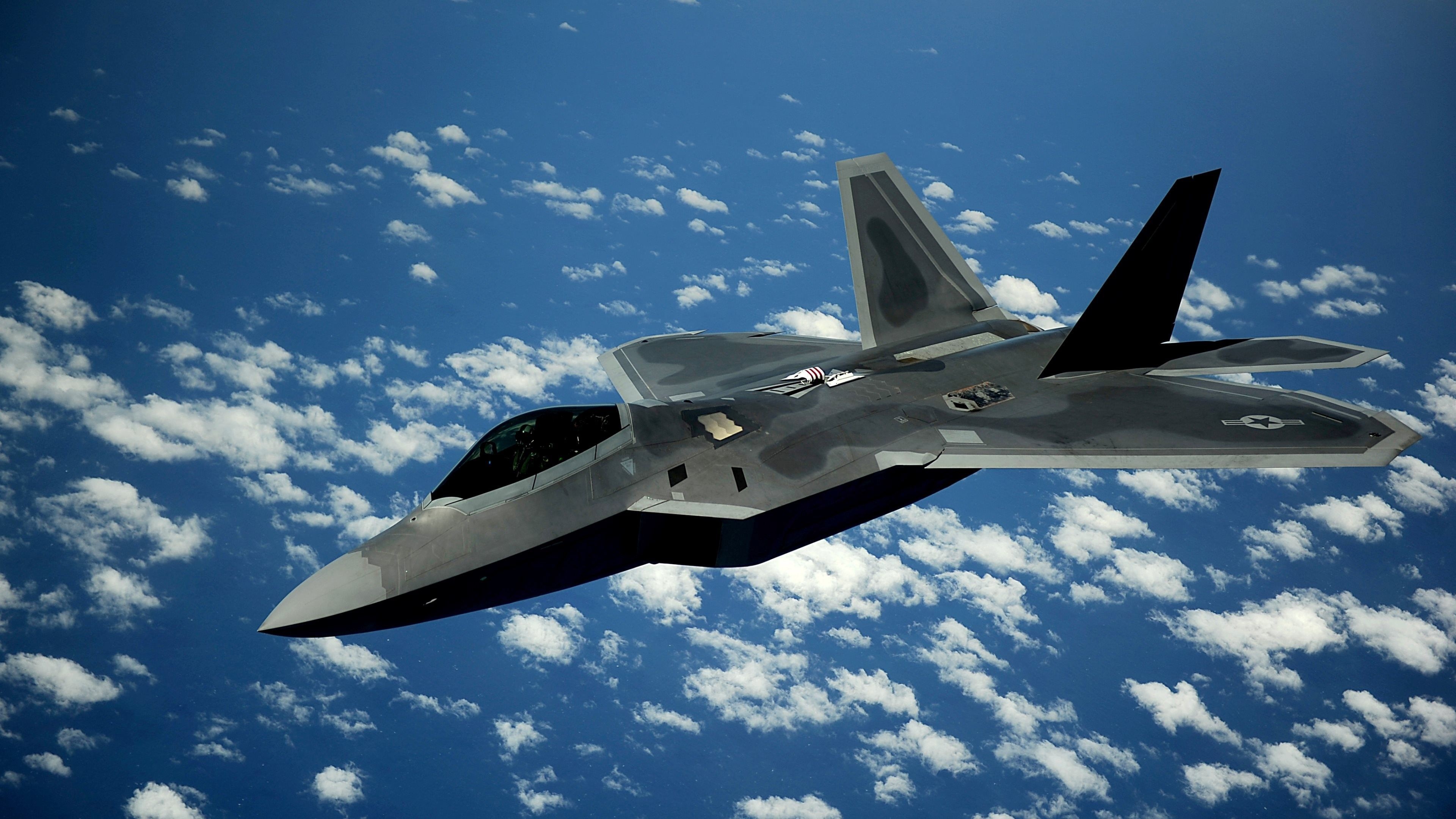 Stealth fighter, superior agility, sky dominance, advanced technology, fast-paced aero battles, 3840x2160 4K Desktop