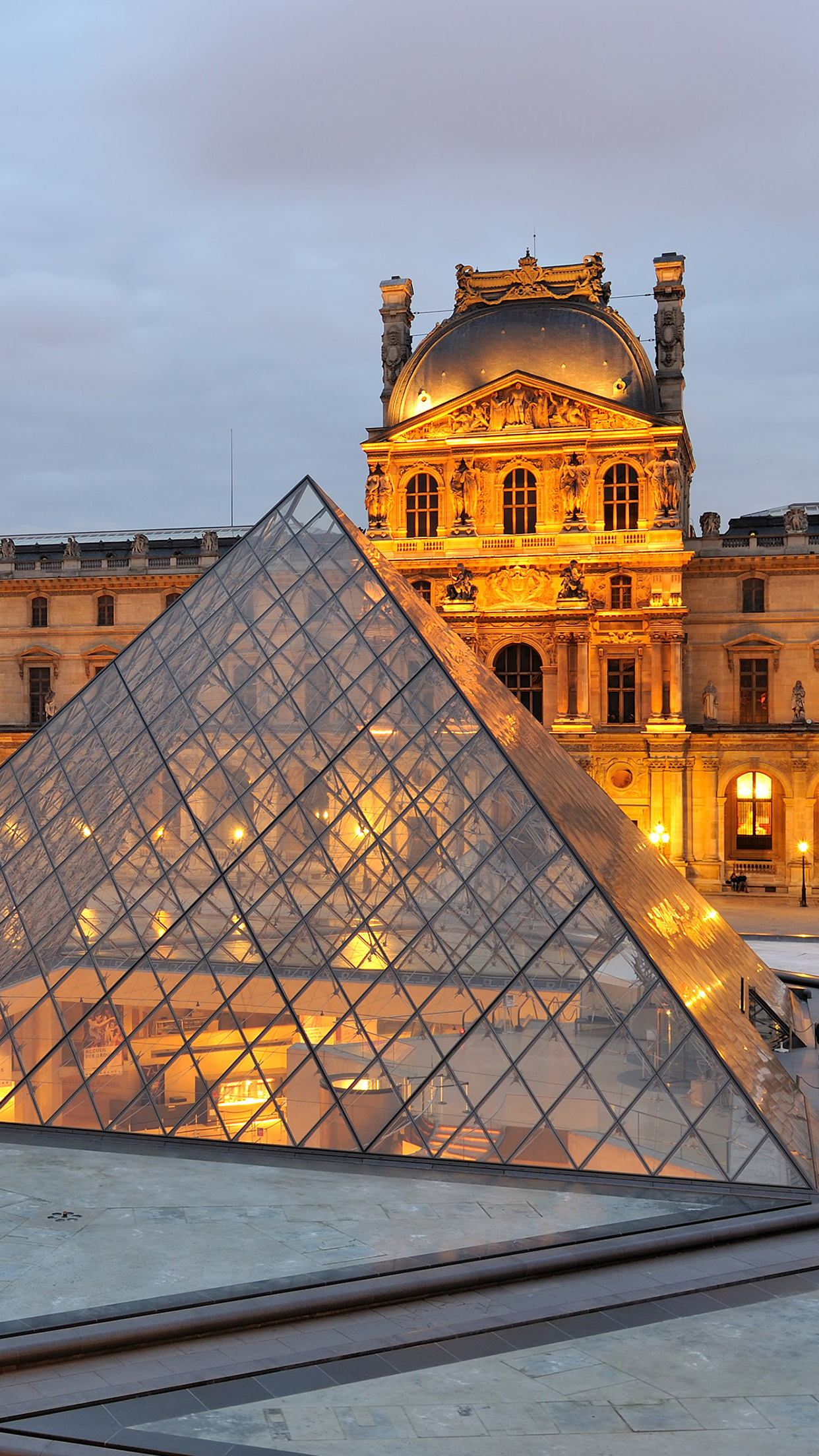 Louvre museum, iPhone wallpaper, Free download, 3wallpapers, 1250x2210 HD Phone