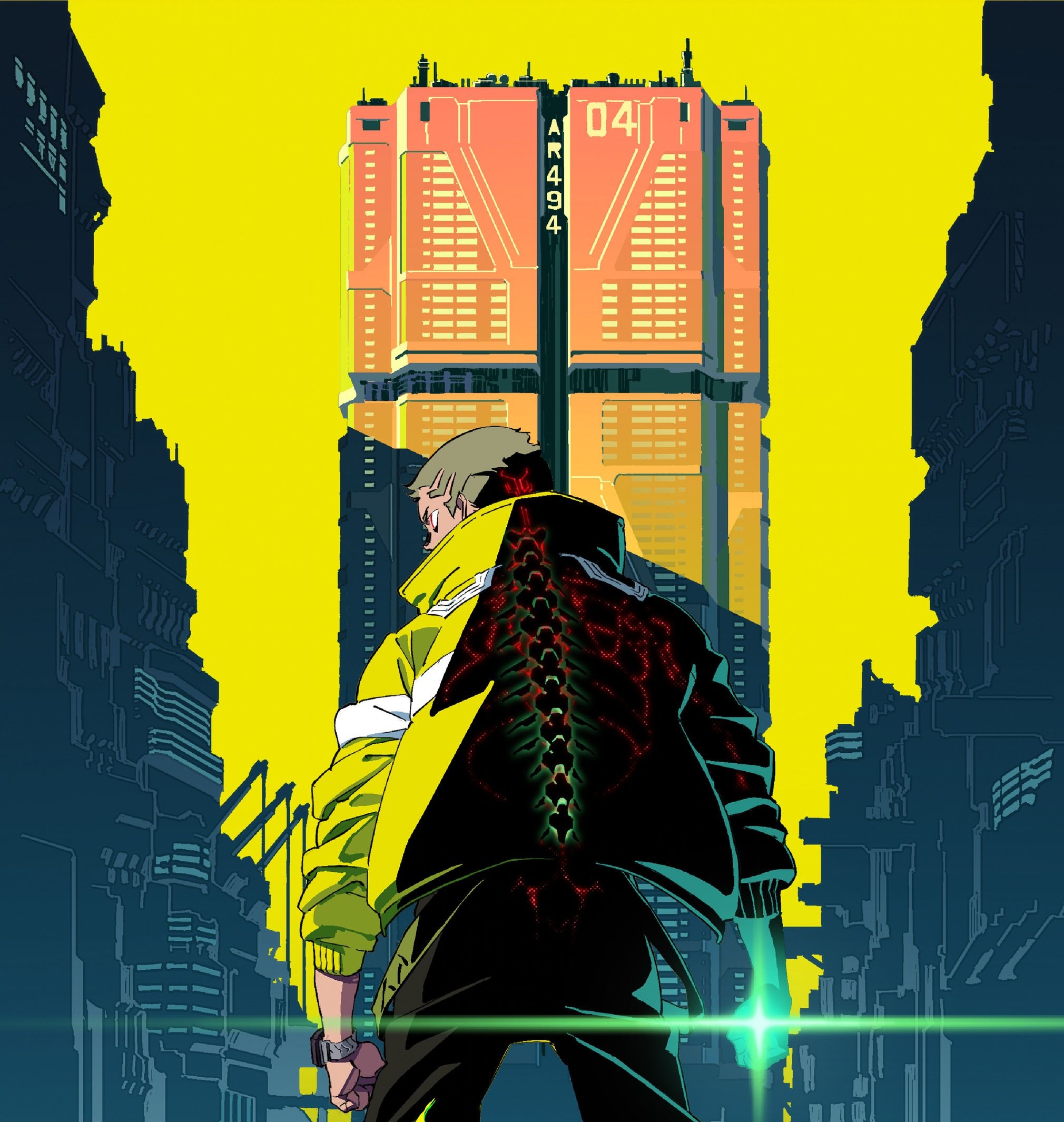 Cyberpunk: Edgerunners, Anime series, Futuristic cyberpunk, Action-packed storytelling, 2020x2130 HD Phone