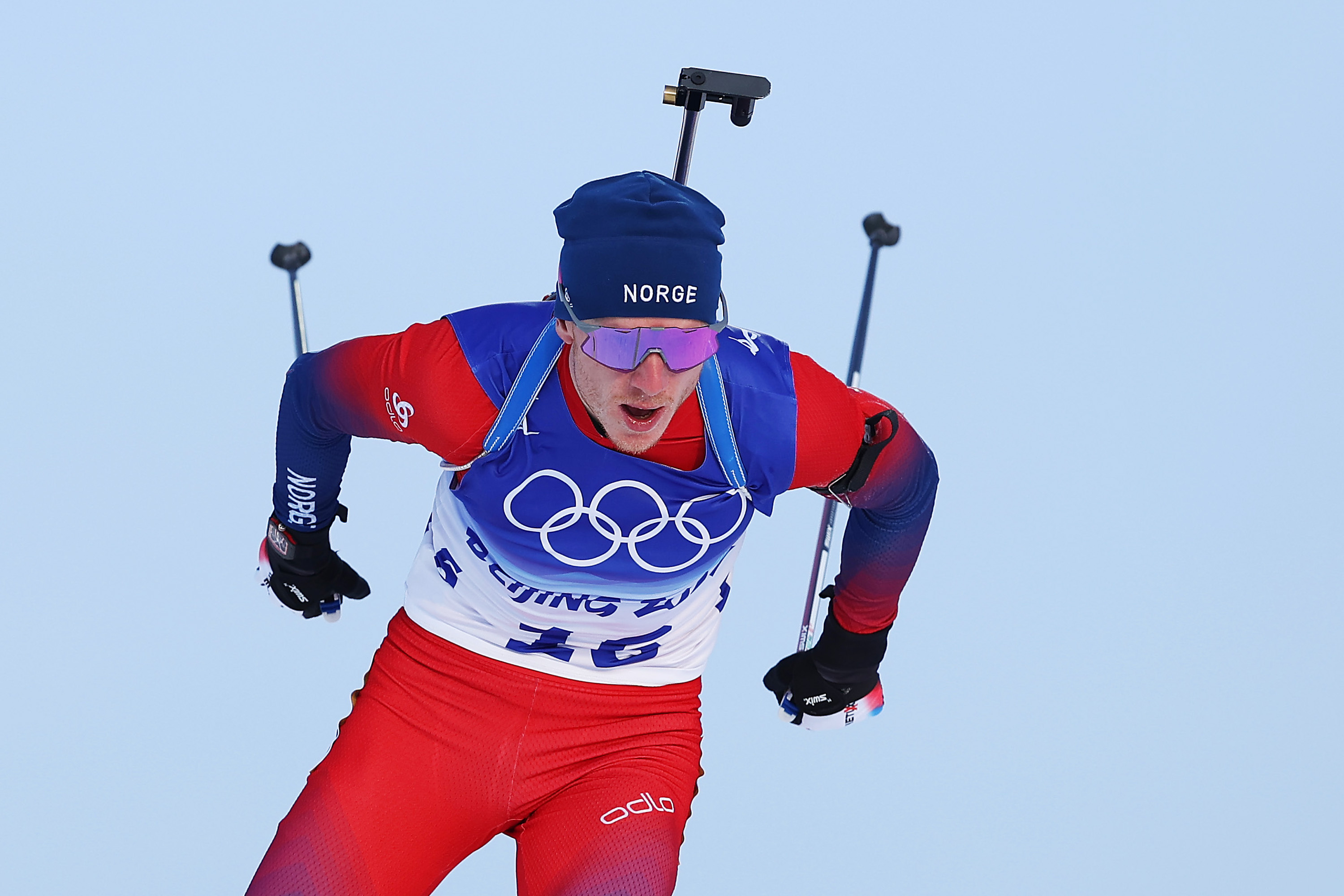 Johannes Boe, Biathlon gold, 10km sprint, NBC New York, 3000x2000 HD Desktop