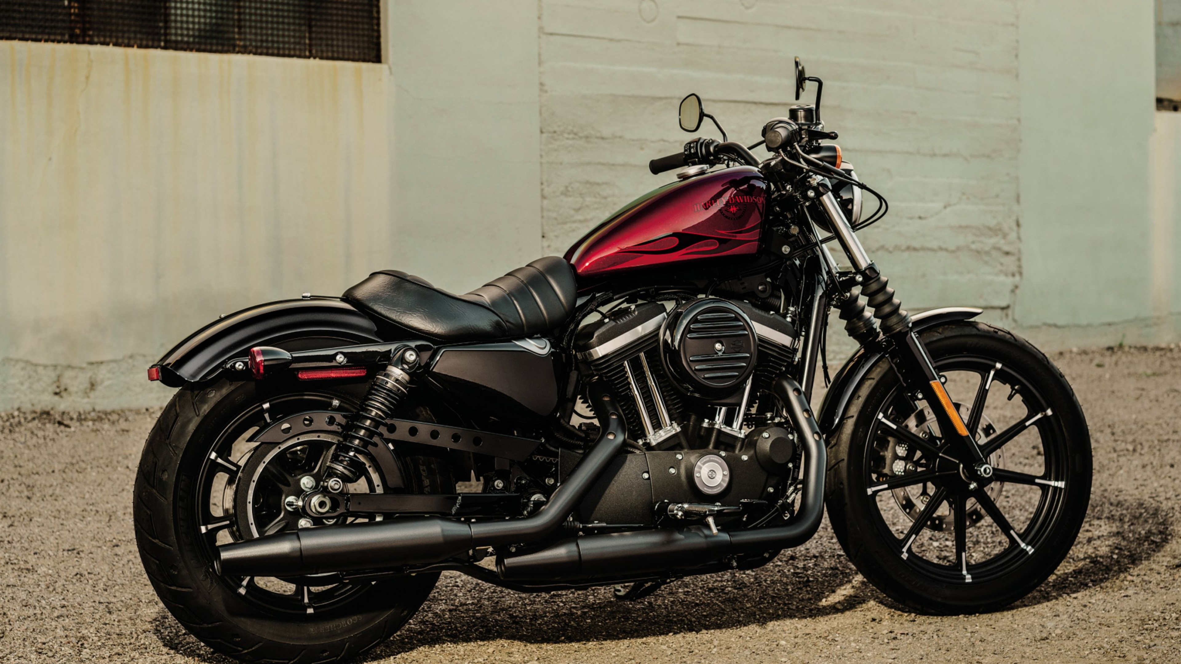 Harley-Davidson Iron, Captivating wallpapers, Motorcycle aesthetic, Biker culture, 3840x2160 4K Desktop