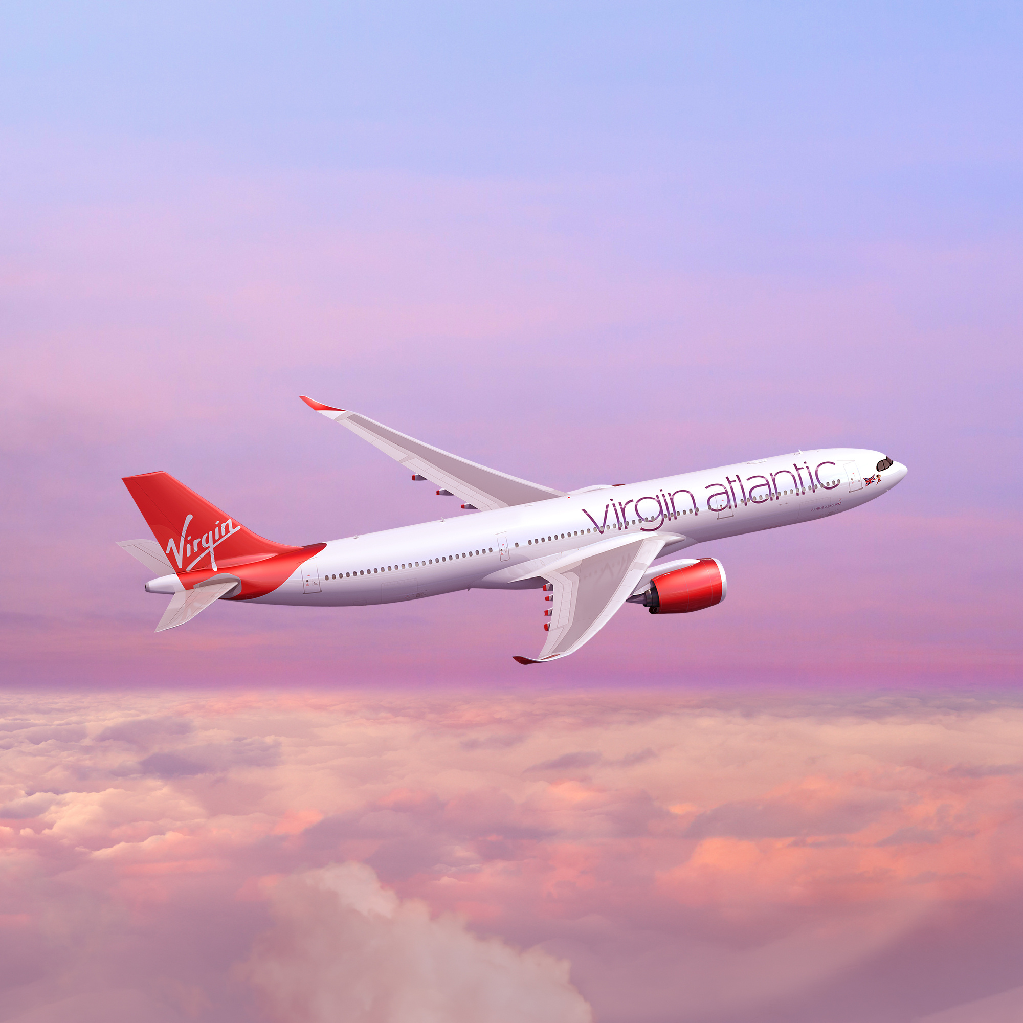 Virgin Atlantic, Travel inspiration, Airline branding, Wanderlust vibes, 2000x2000 HD Handy