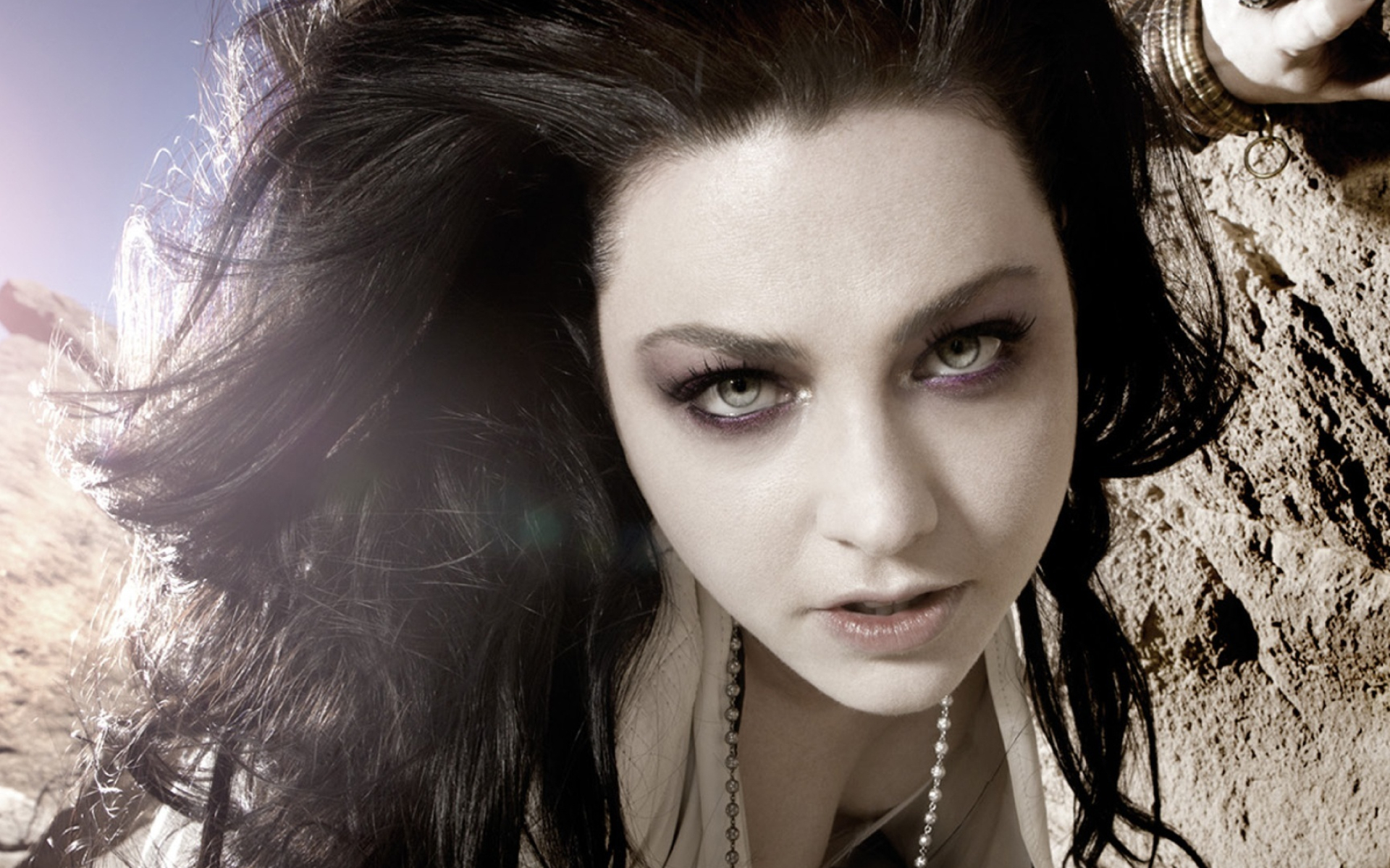 Amy Lee Evanescence singer, Talented musician, Gothic rock, Enchanting vocals, 1920x1200 HD Desktop