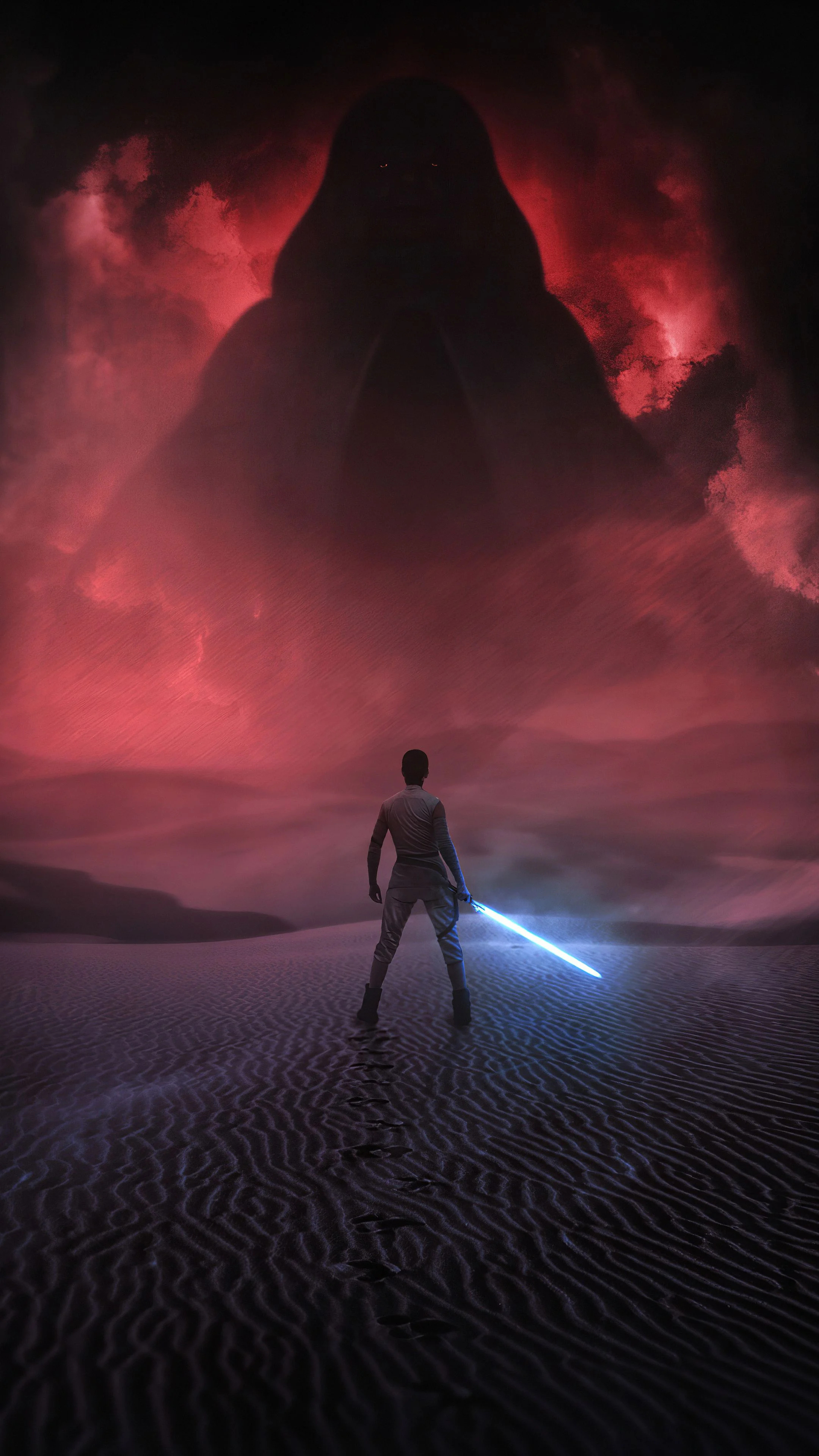 Star Wars: The Rise Of Skywalker: The film follows The Force Awakens (2015) and The Last Jedi (2017). 2160x3840 4K Wallpaper.