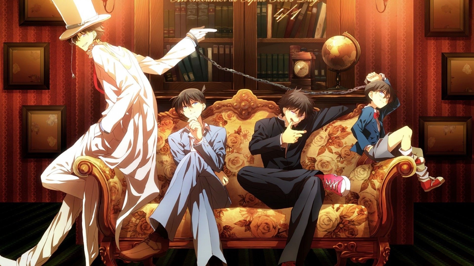 Magic Kaito anime, Cozy couch time, Detective Conan wallpapers, Anime fan cozy vibes, 1920x1080 Full HD Desktop