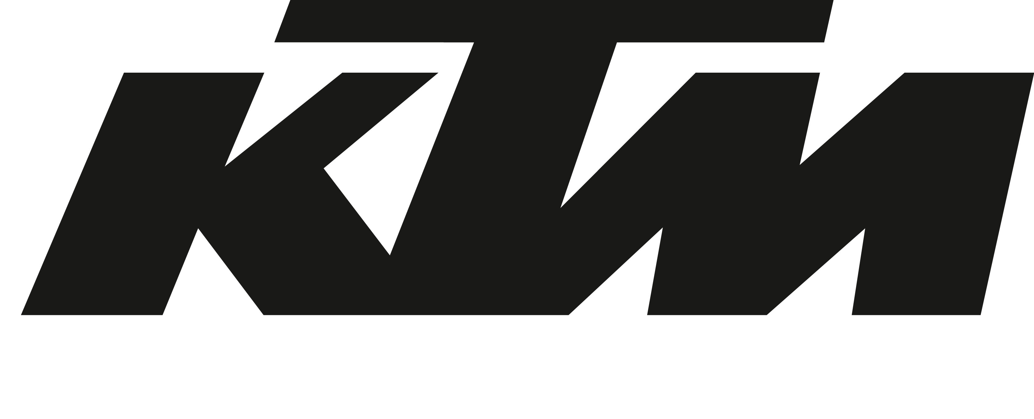 KTM Logo, High-resolution wallpapers, Dynamic emblem, Motorsport heritage, 3360x1370 Dual Screen Desktop