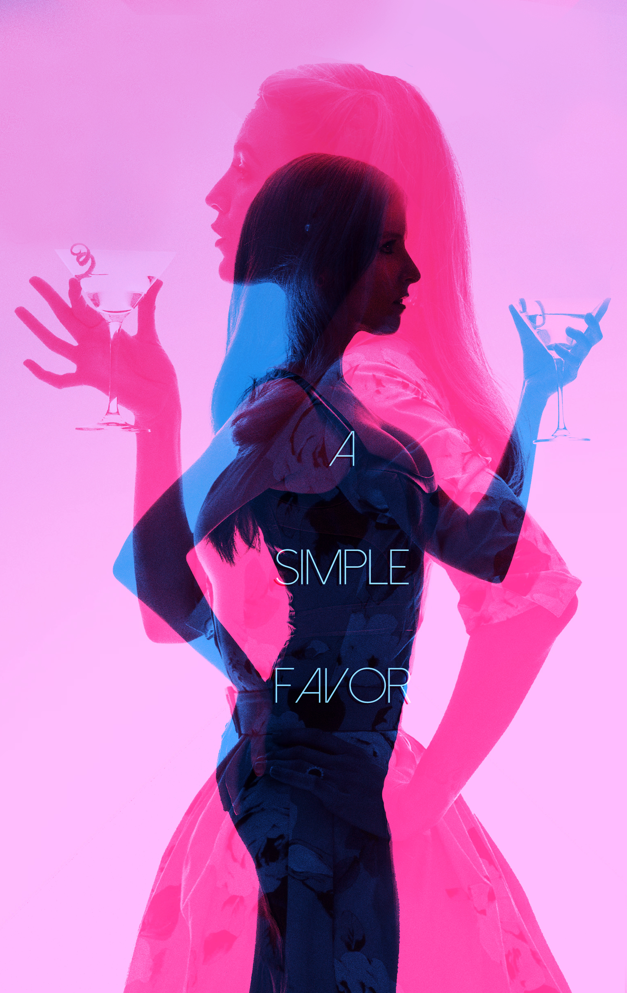 A Simple Favor, Posterspy, A Simple Favor, Slyly, 2000x3170 HD Handy