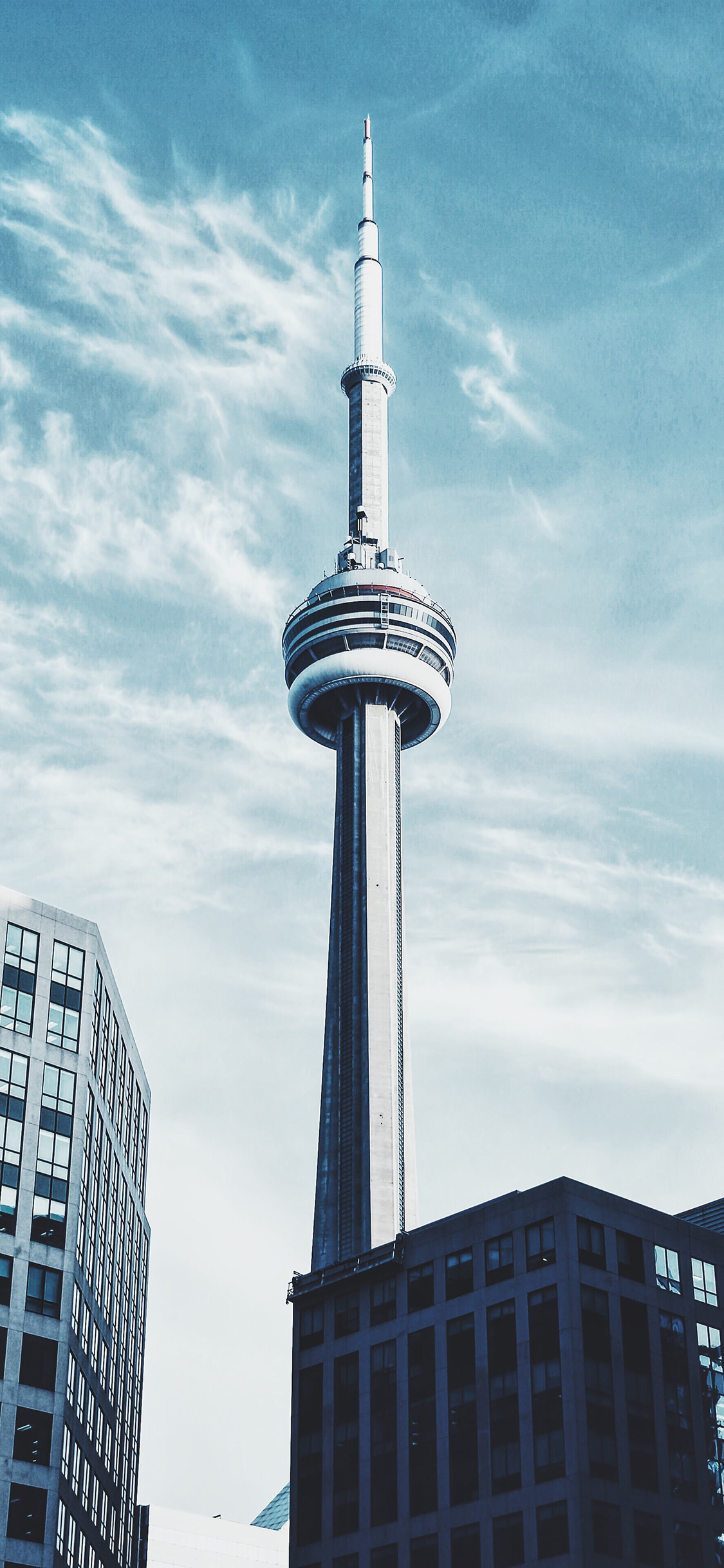 CN Tower, Toronto city wallpaper, Nature, Cntower, 1130x2440 HD Handy