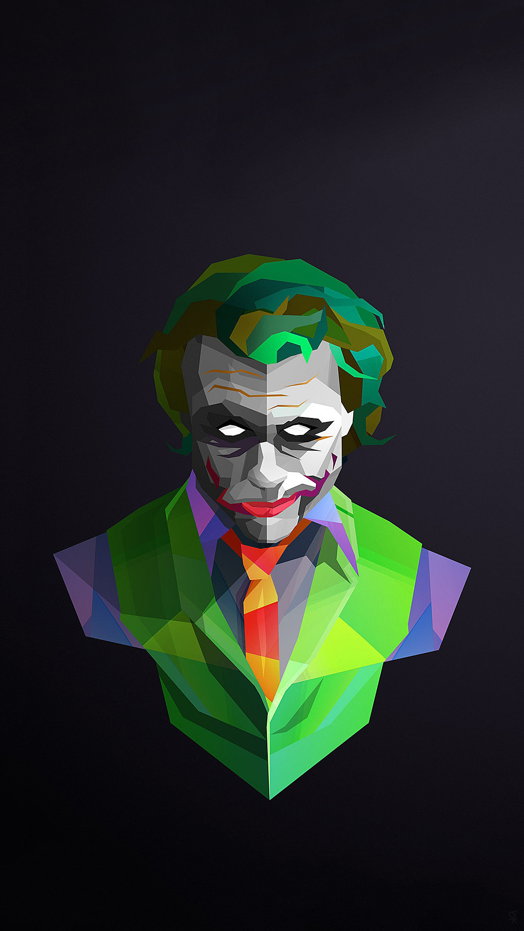 Justin Maller, Joker wallpaper, Joker art, Justin Maller, 1080x1920 Full HD Handy