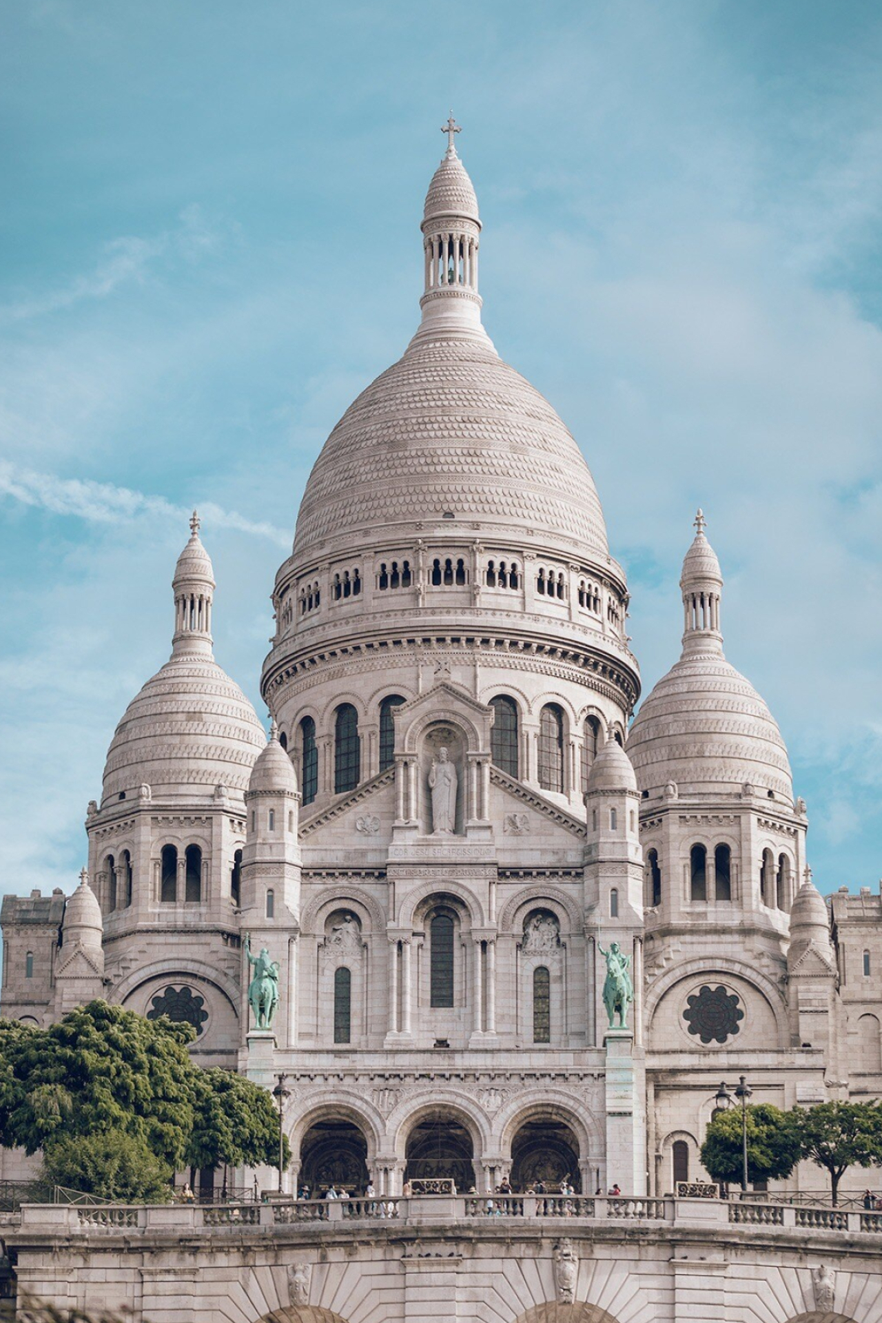 Montmartre, Le Sacre Coeur, Paris, Travelogues, 1280x1920 HD Phone
