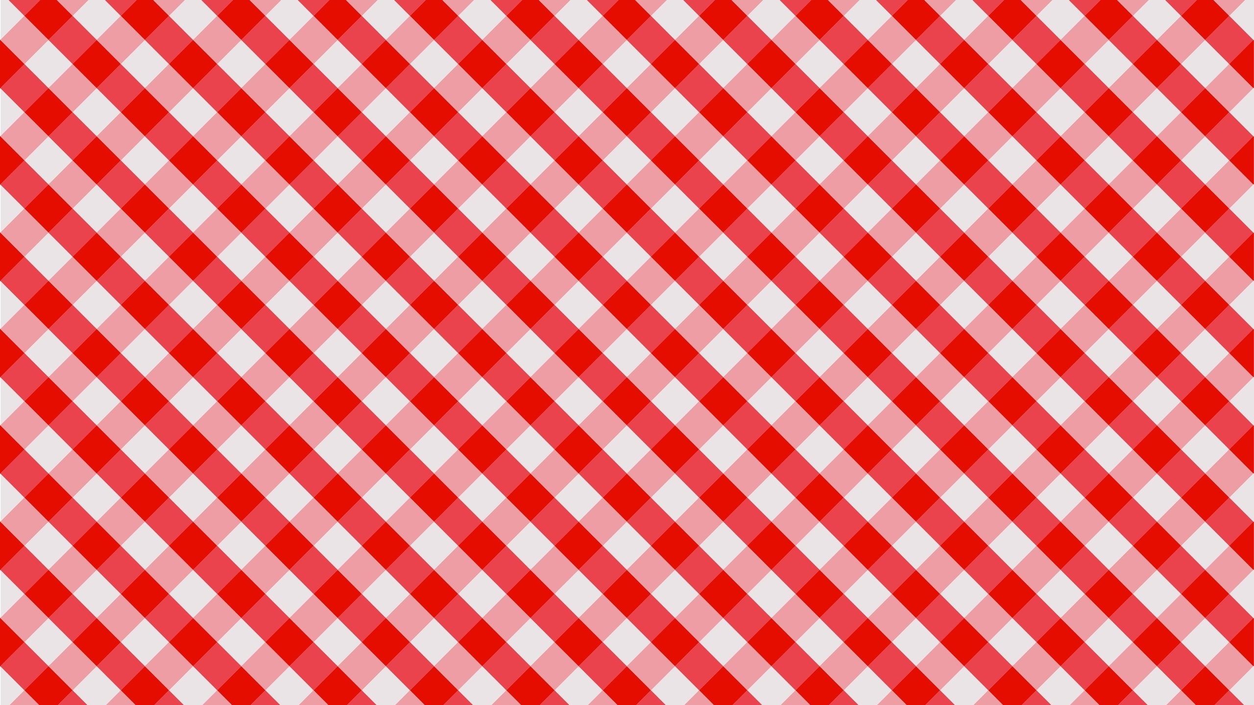 Red Checked, White, Textile, Background, 2560x1440 HD Desktop