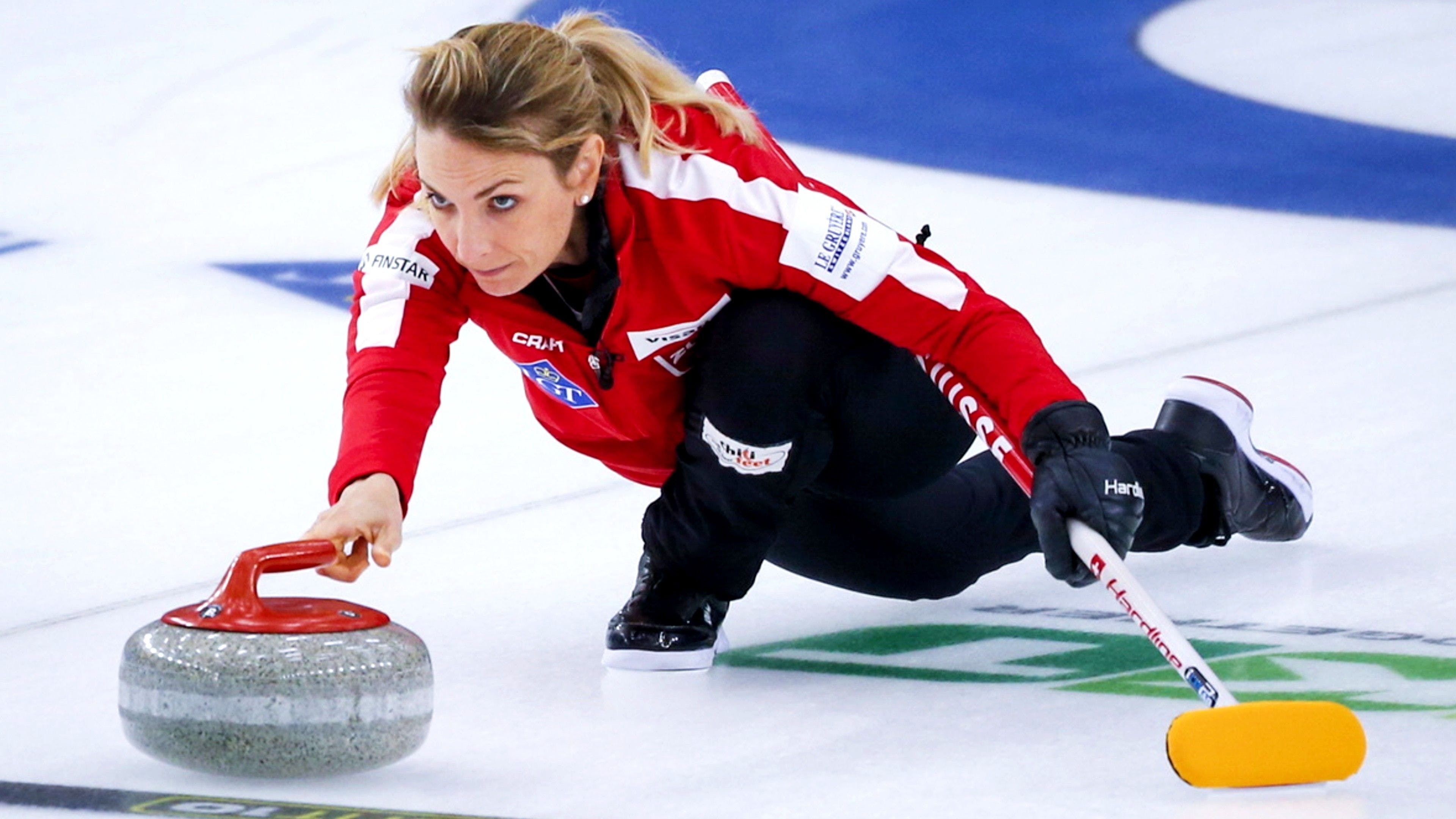 Curling: Silvana Tirinzoni, The 2022 Winter Olympian, Three-time world champion. 3840x2160 4K Wallpaper.