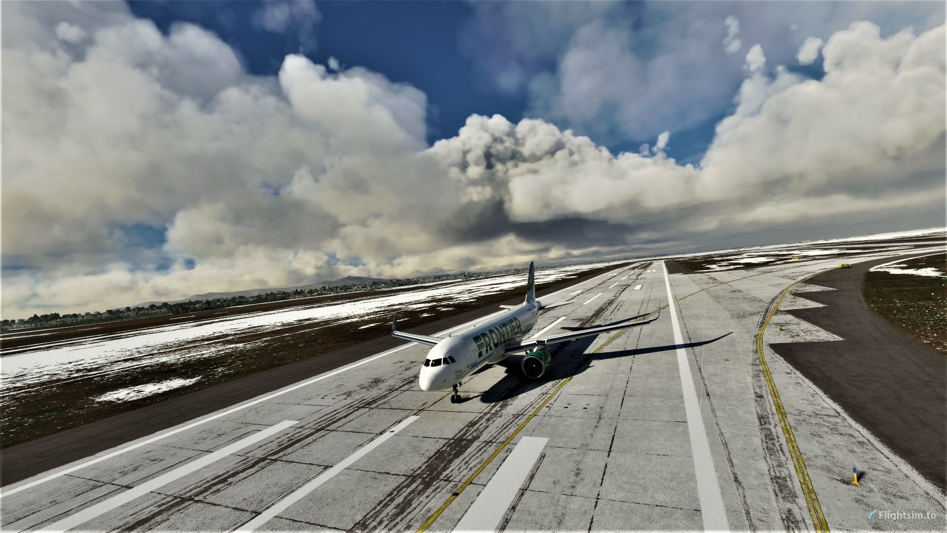 A32nx, Frontier Airlines livery pack, Microsoft flight simulator, Frontier Airlines, 1920x1080 Full HD Desktop