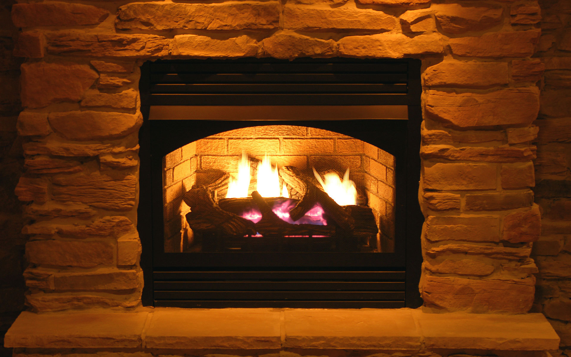 Fireplace: Fireside comfort, Mantelpiece, Heating. 1920x1200 HD Wallpaper.