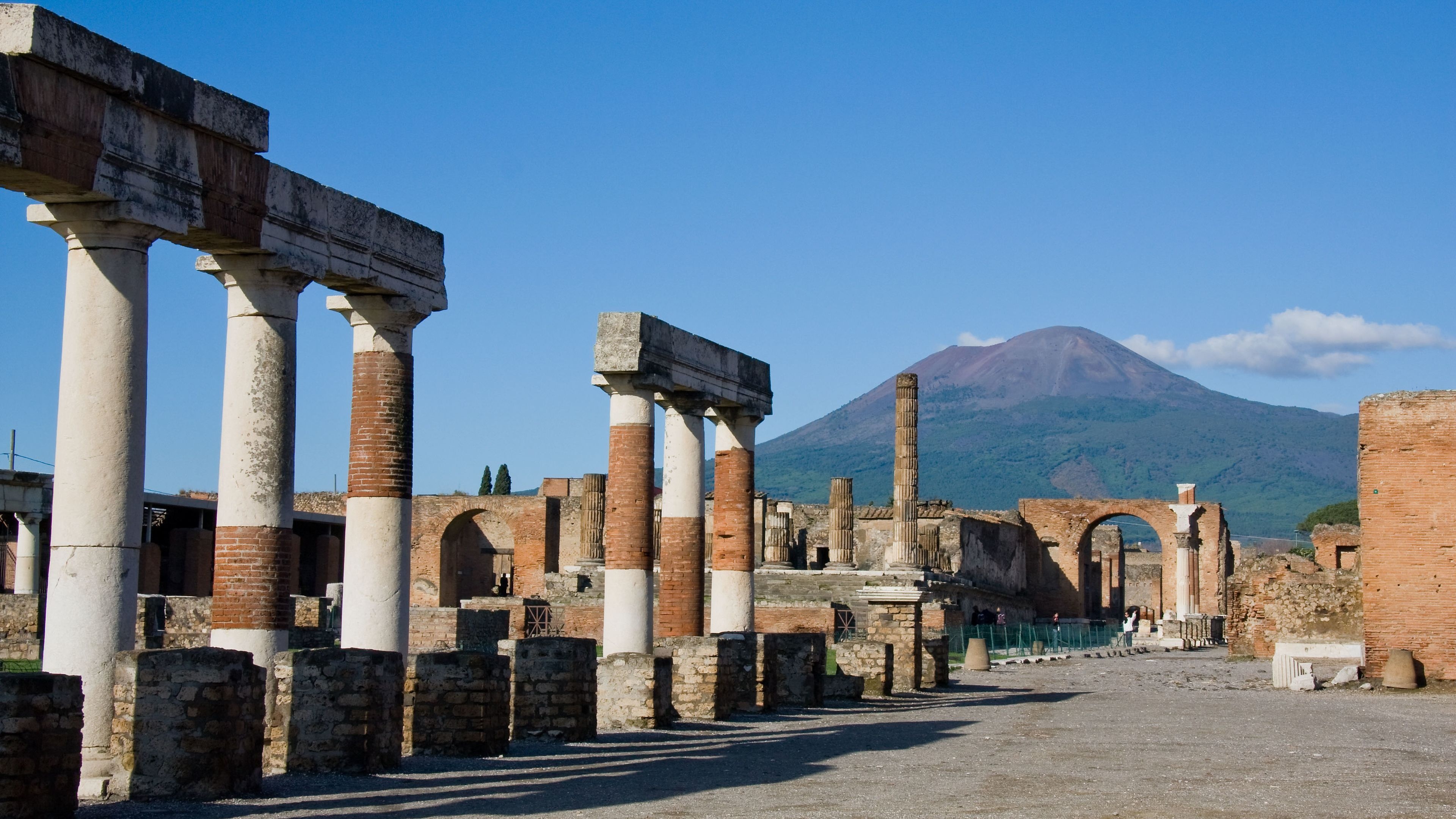 Entdeckung von Pompeji und der Insel Capri, 3840x2160 4K Desktop