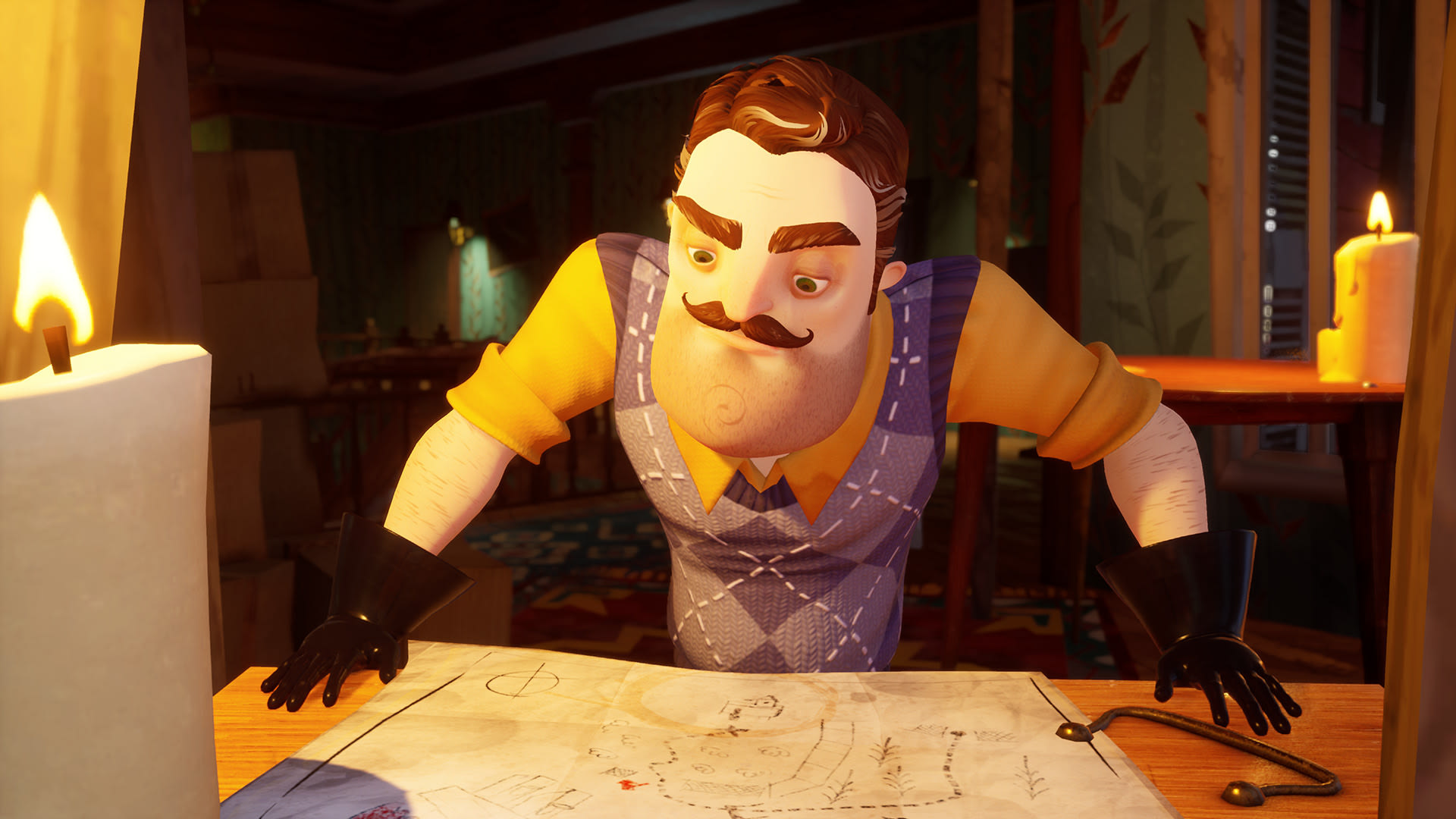 Hello Neighbor 2 (Game): An upcoming stealth horror thriller, Release: December 6th, 2022. 1920x1080 Full HD Wallpaper.