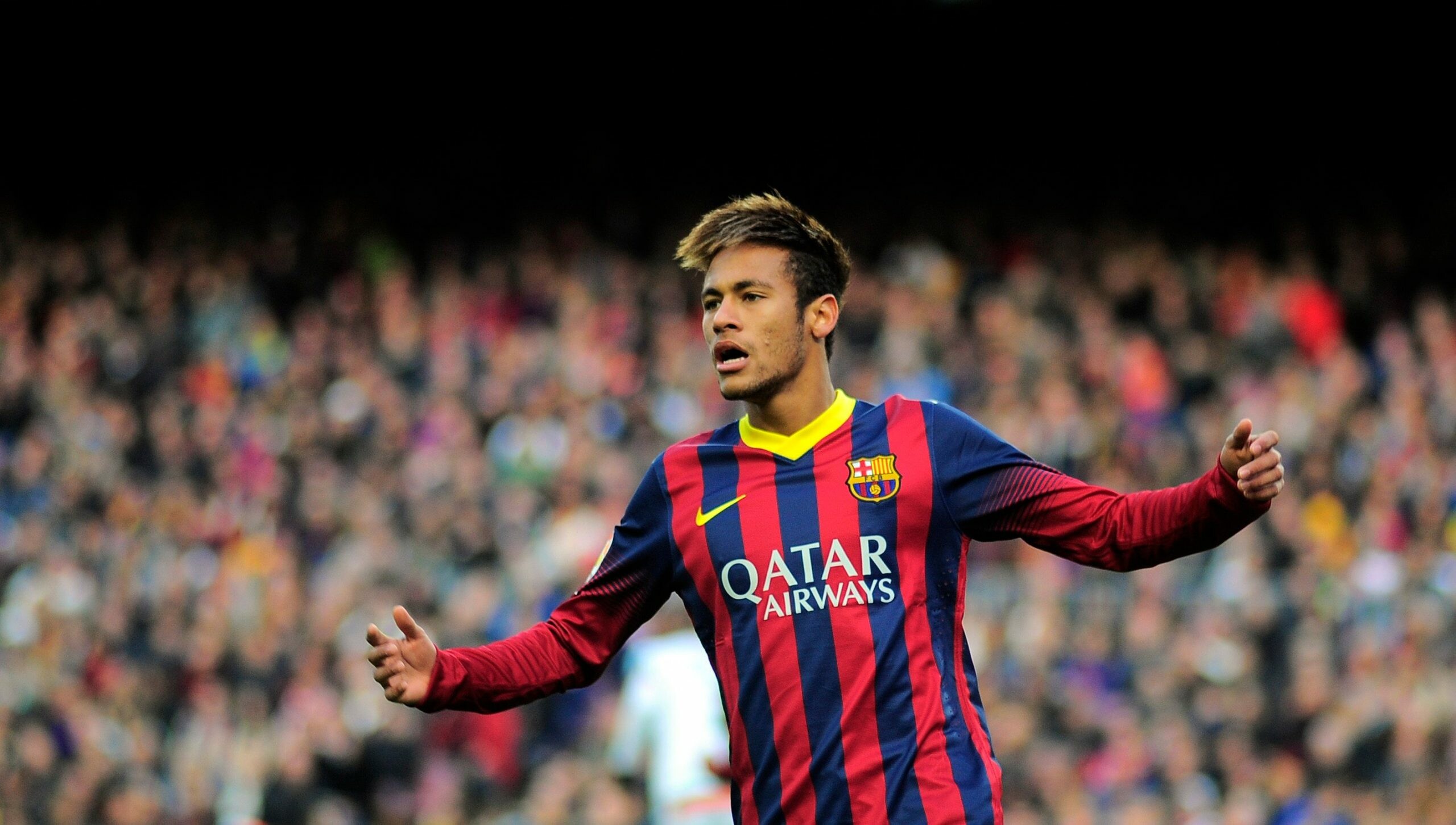 Neymar: He was voted Ligue 1 Player of the Year in his debut season. 2560x1460 HD Wallpaper.