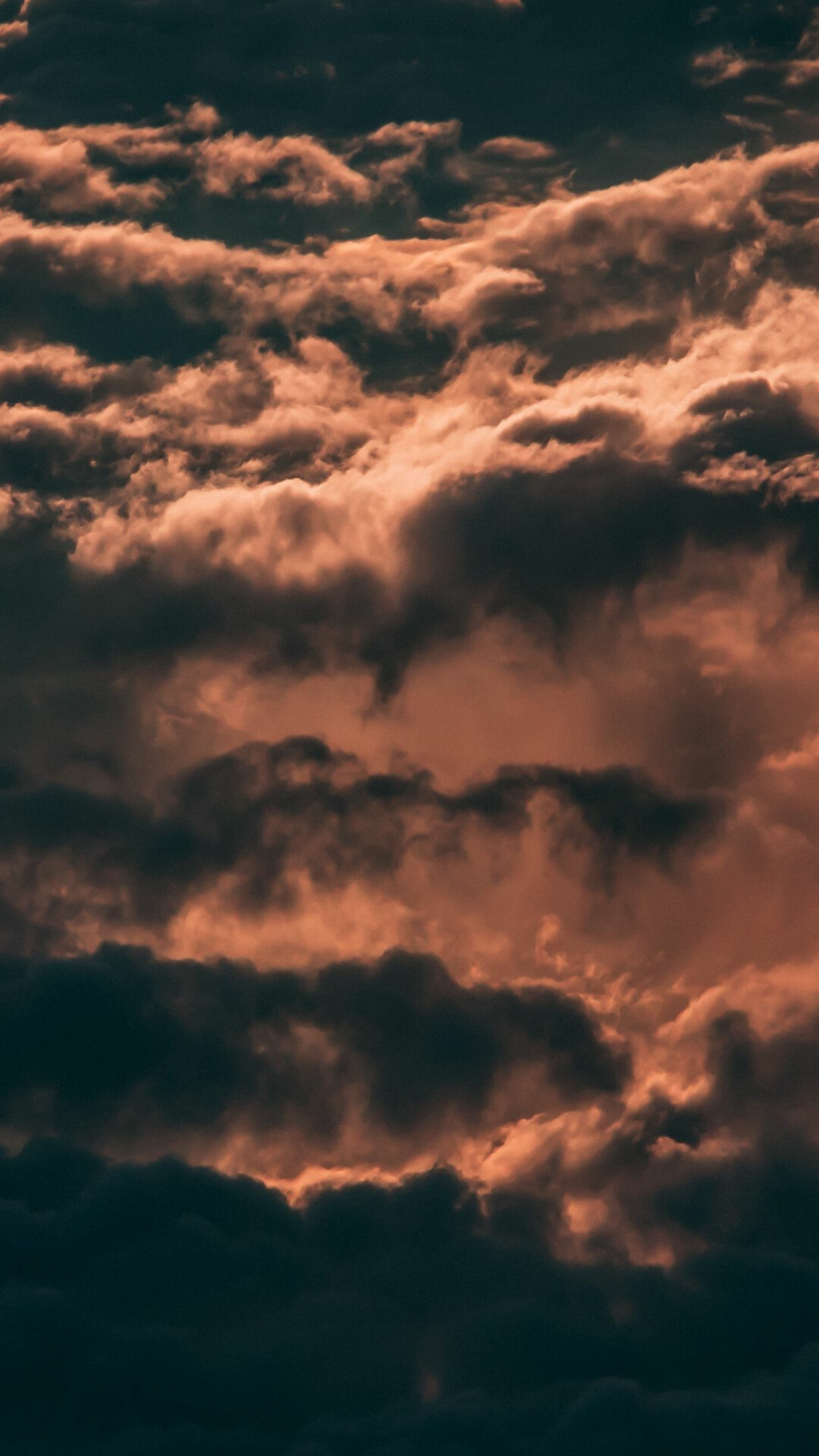 Clouds: An aerosol suspended in the atmosphere of a planetary body. 1080x1920 Full HD Wallpaper.
