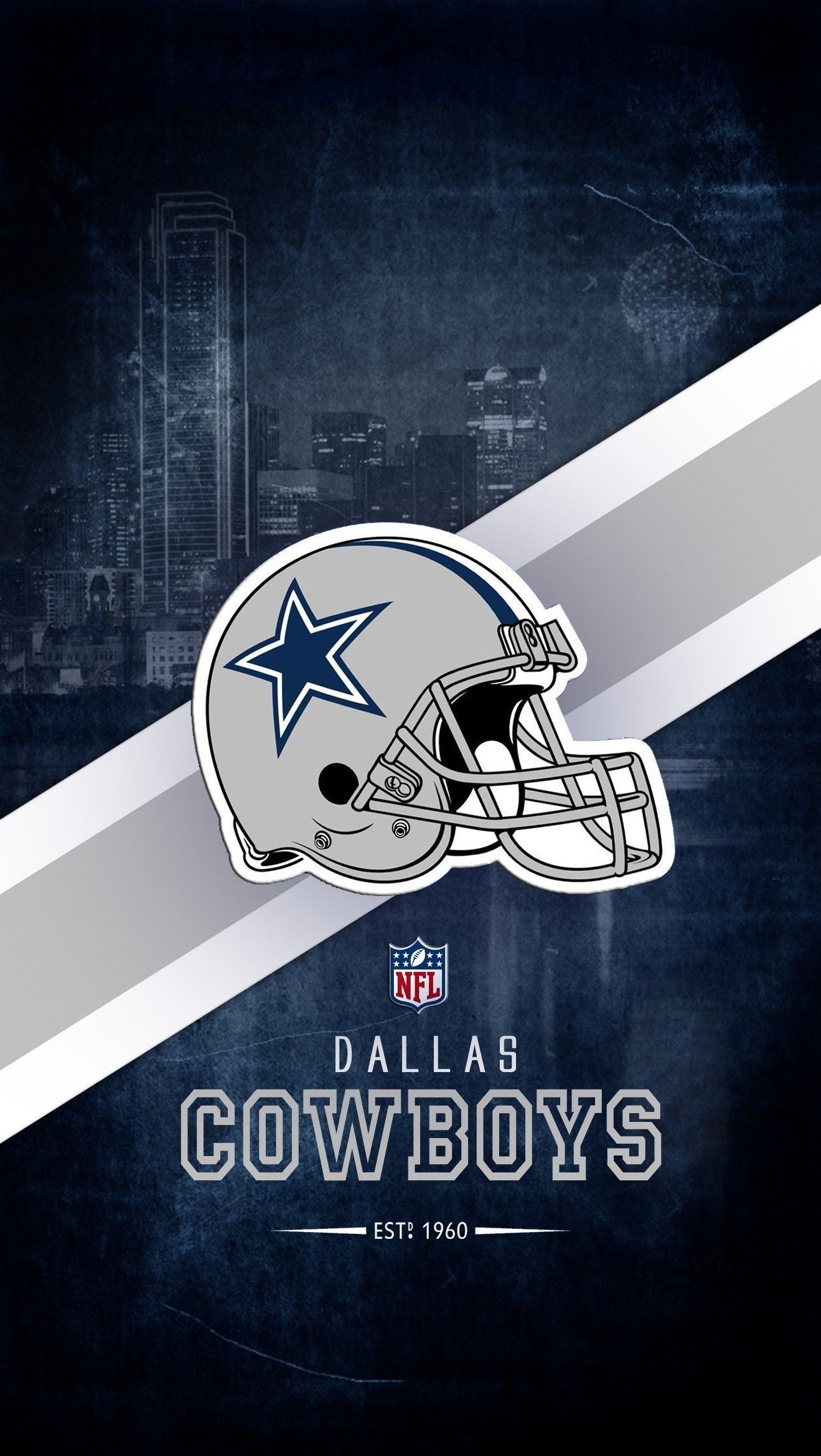 Dallas Cowboys: The franchise has made it to the Super Bowl eight times. 1320x2340 HD Background.