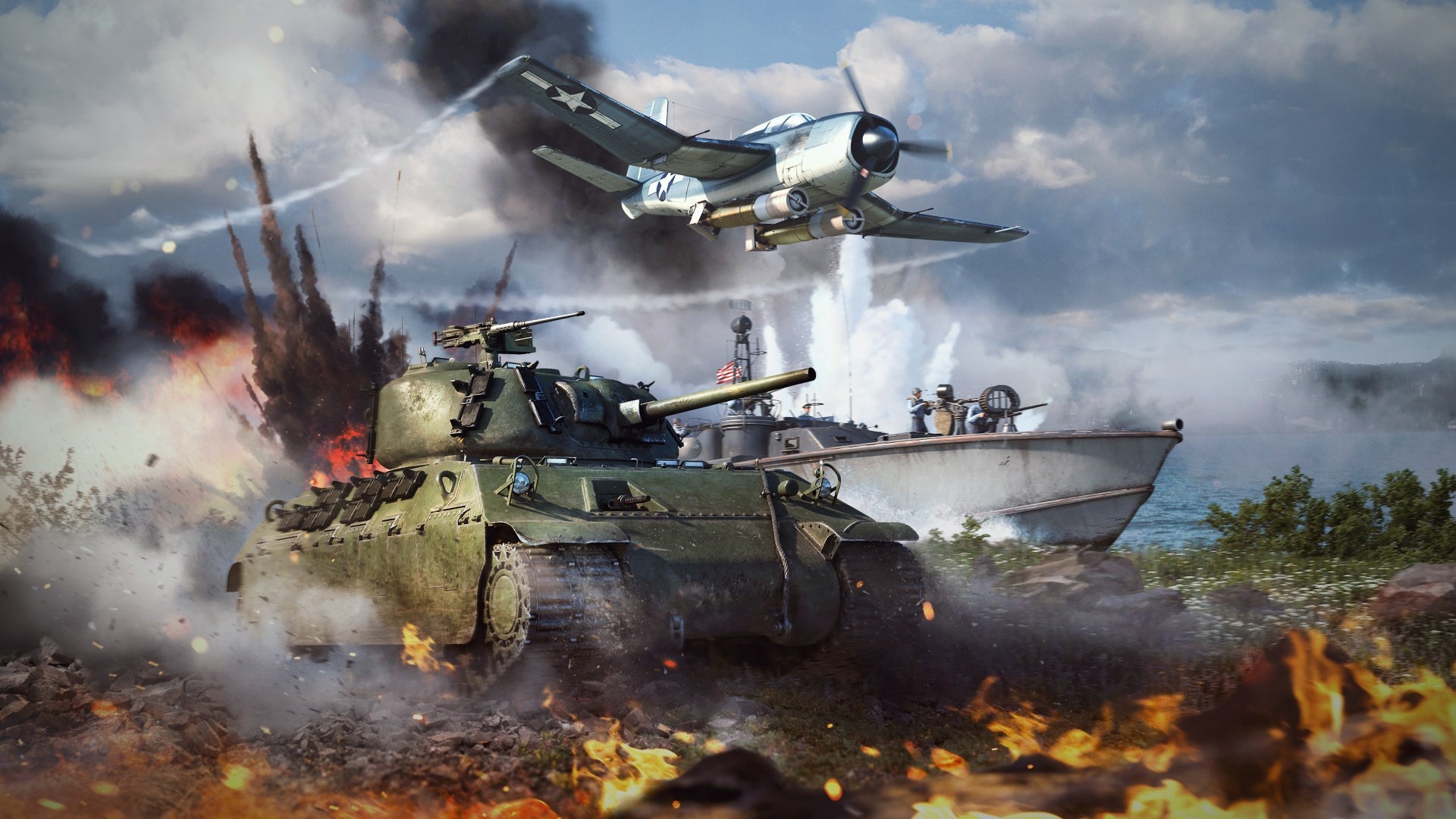 War Thunder, Ukrainian conflict, Virtual battlegrounds, Online tension, 1920x1080 Full HD Desktop