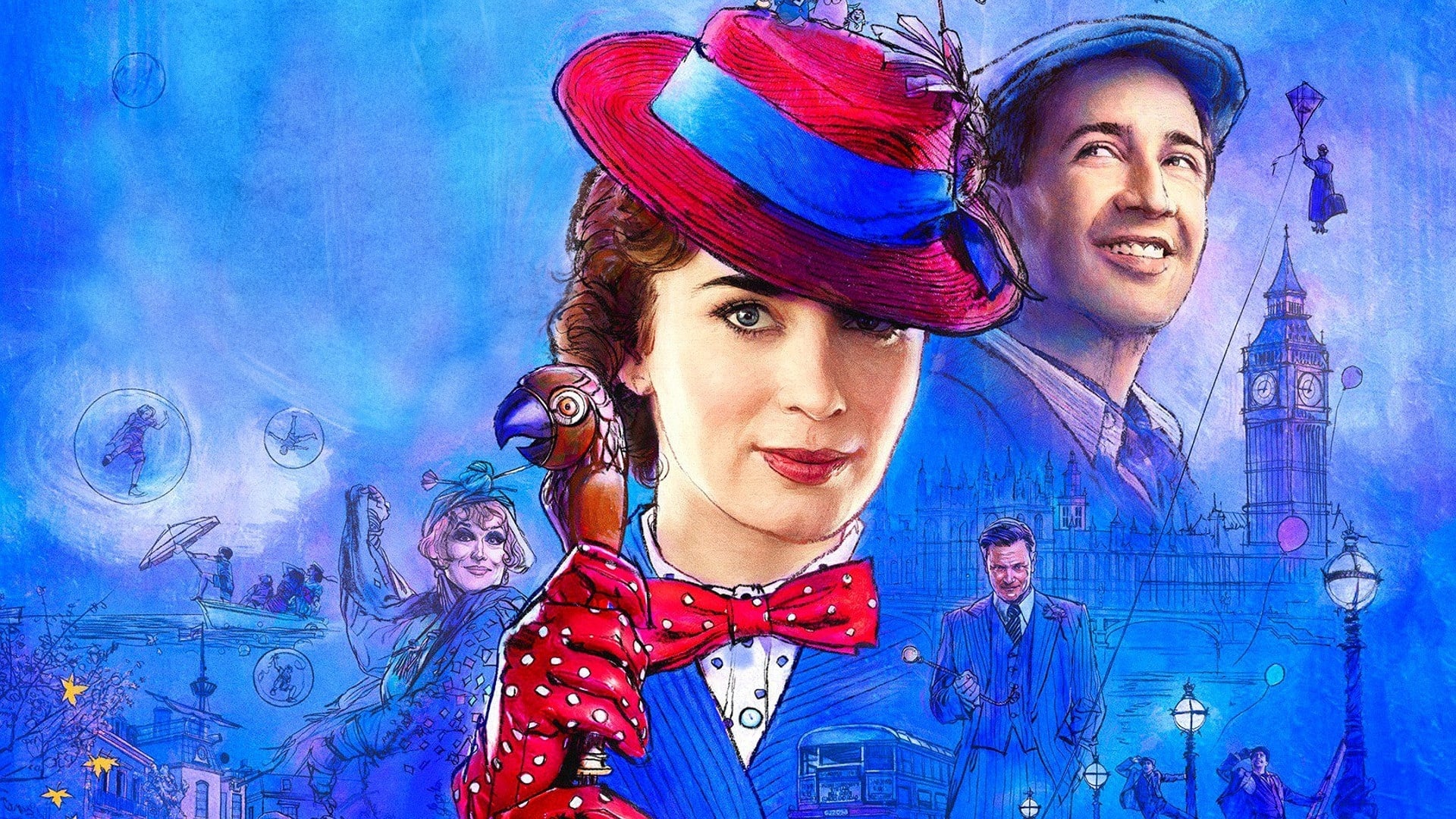 Mary Poppins Returns 2018, Backdrops, Movie database, Tmdb, 1920x1080 Full HD Desktop