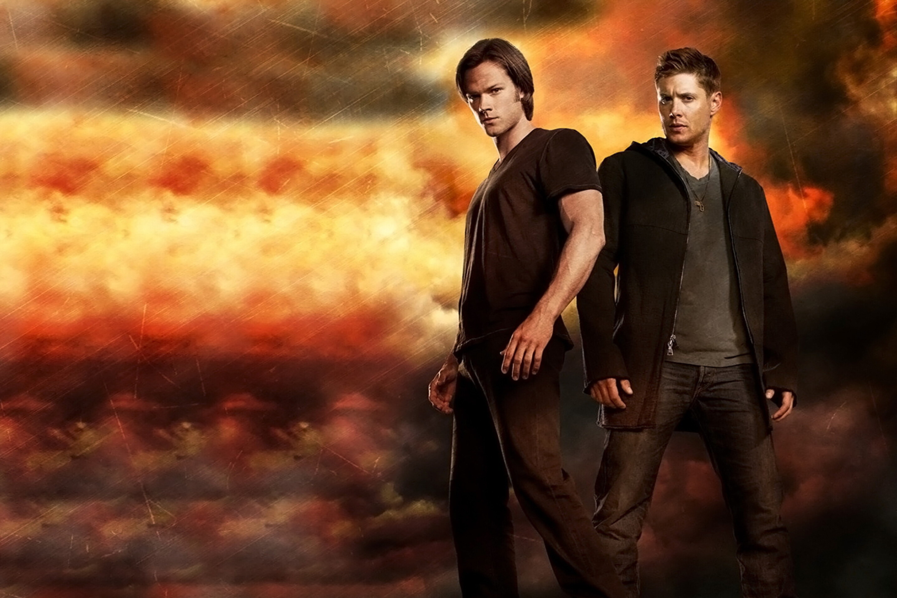 Supernatural: The series follows the two brothers as they hunt demons, ghosts, monsters, and other supernatural beings. 2880x1920 HD Background.