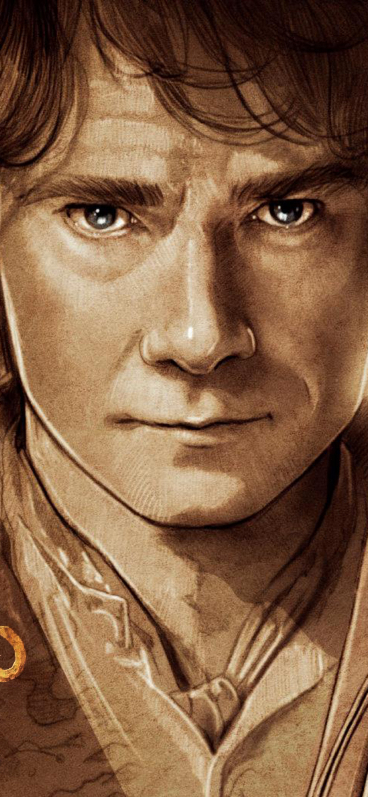 Bilbo Baggins character, Artwork wallpaper, iPhone 11, Visual masterpiece, 1170x2540 HD Handy