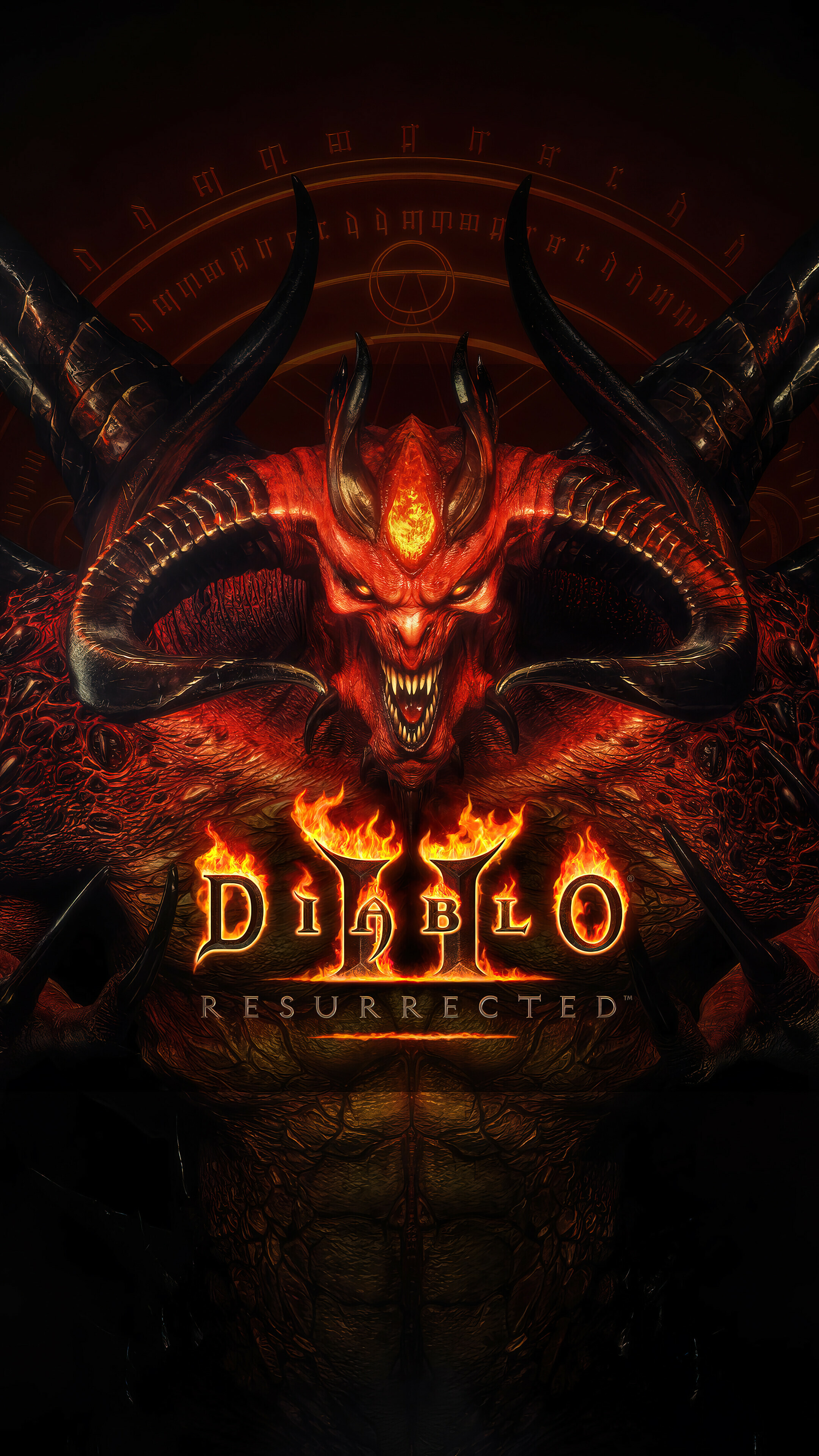Diablo: It is a remaster of Part 2, 2000, and its expansion Lord of Destruction, RPG. 2160x3840 4K Wallpaper.