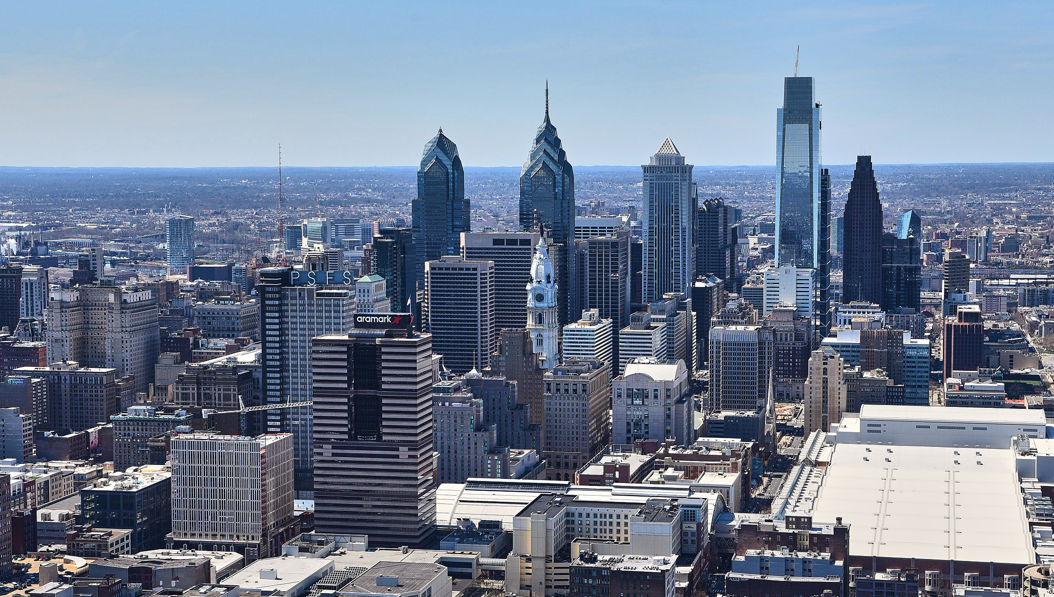 Philadelphia Skyline, Philly's brand new, Philadelphia Weekly, 2170x1230 HD Desktop