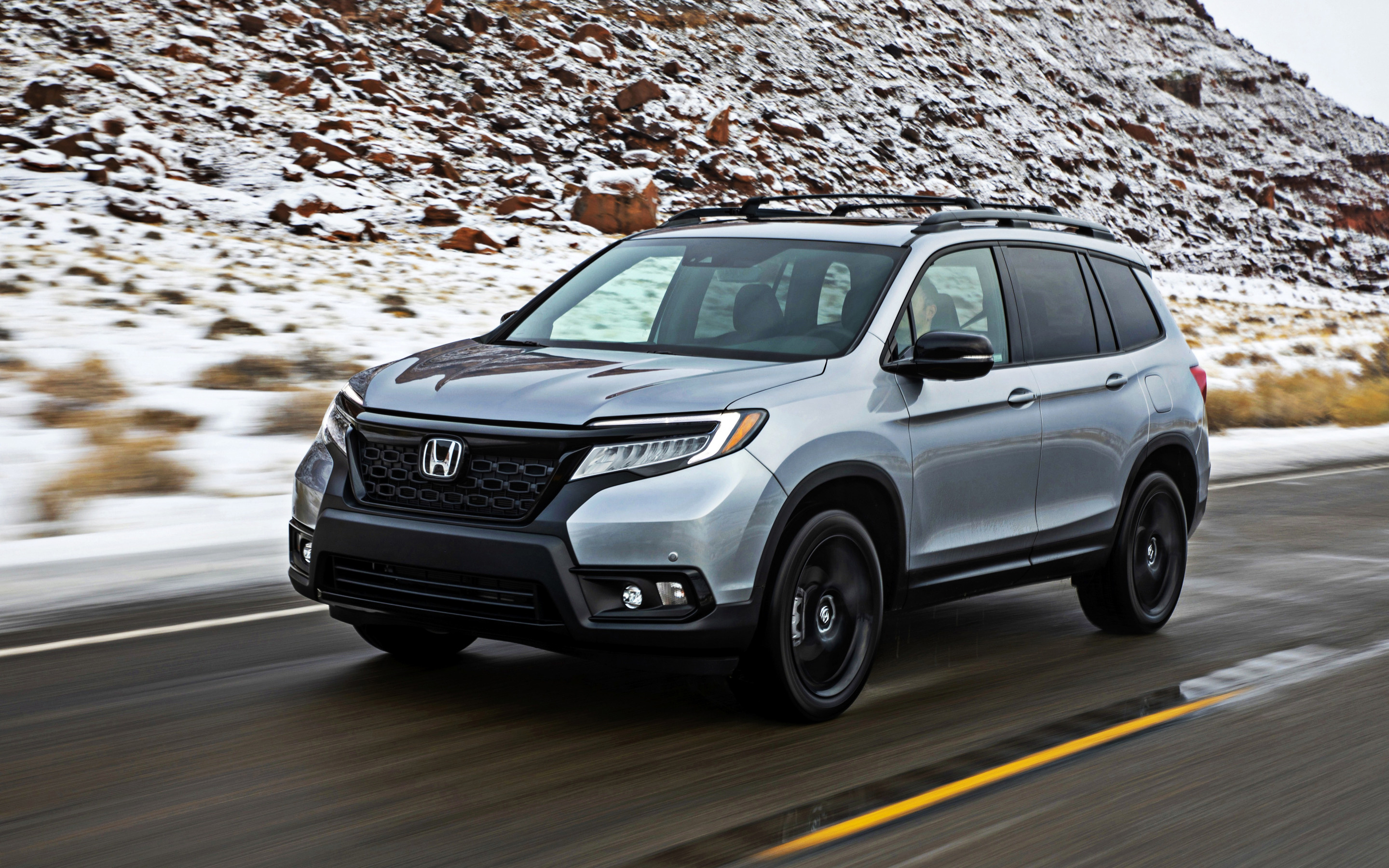 Honda Passport, Gray SUV wallpapers, Japanese car excellence, High-quality images, 2880x1800 HD Desktop