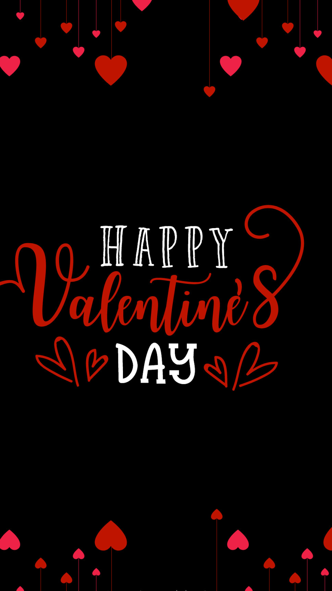 Valentine's Day: An annual festival to celebrate romantic love, friendship and admiration. 1080x1920 Full HD Wallpaper.