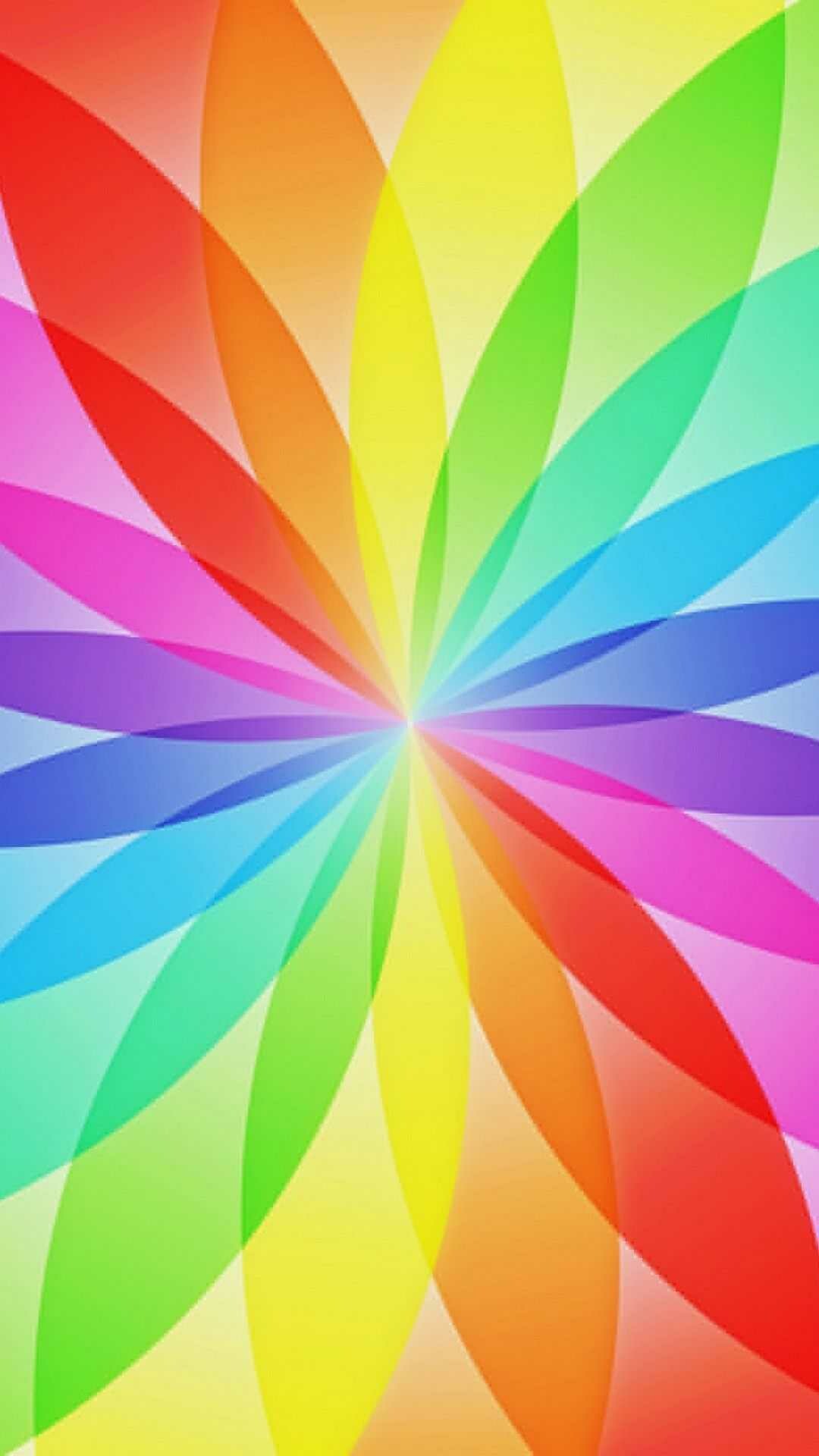 Rainbow Colors: Low polygonal art, Tints and shades, Palette. 1080x1920 Full HD Wallpaper.