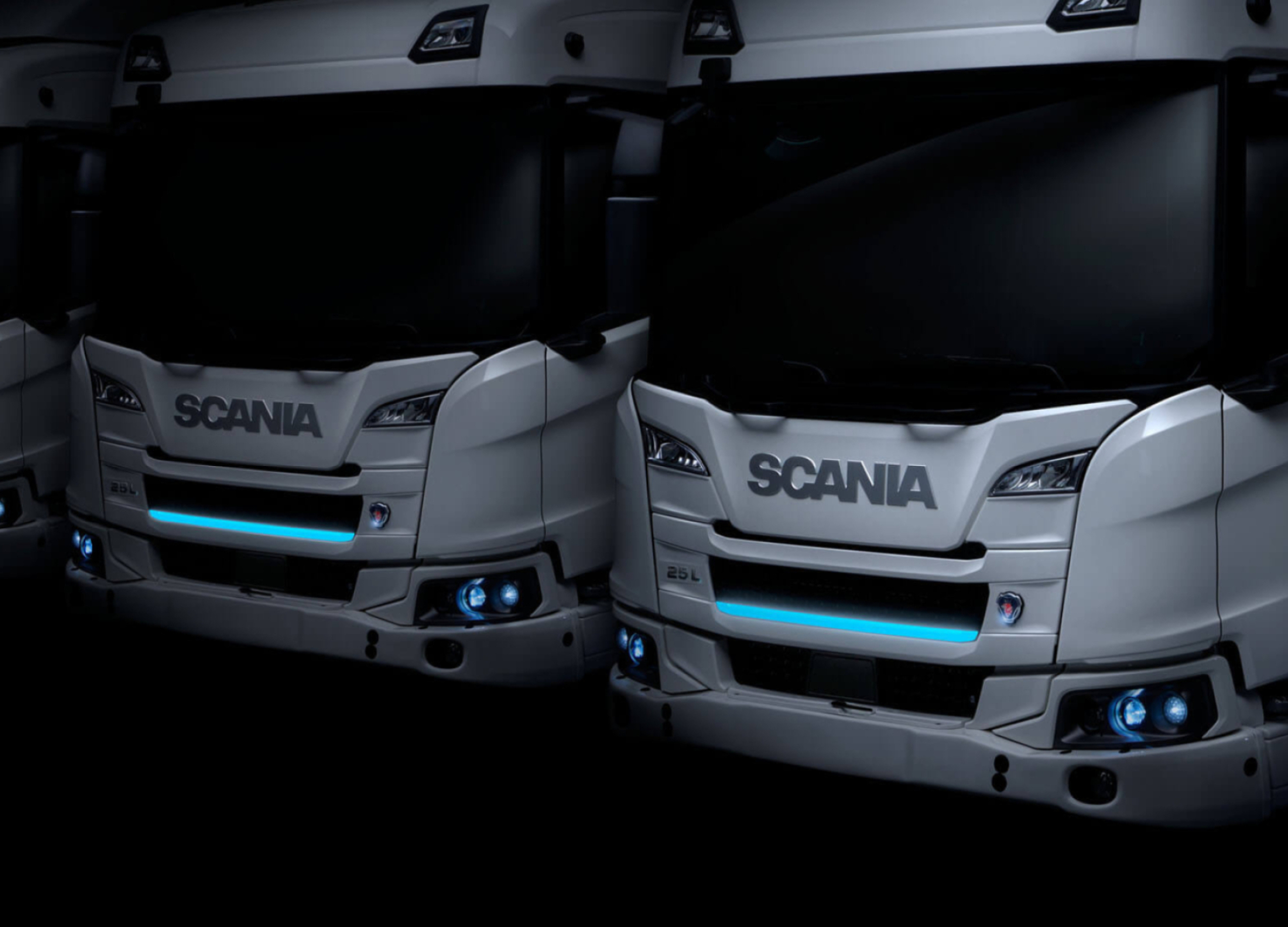 Scania Reveals Fully Electric, Plug-in Hybrid Trucks, 2550x1840 HD Desktop