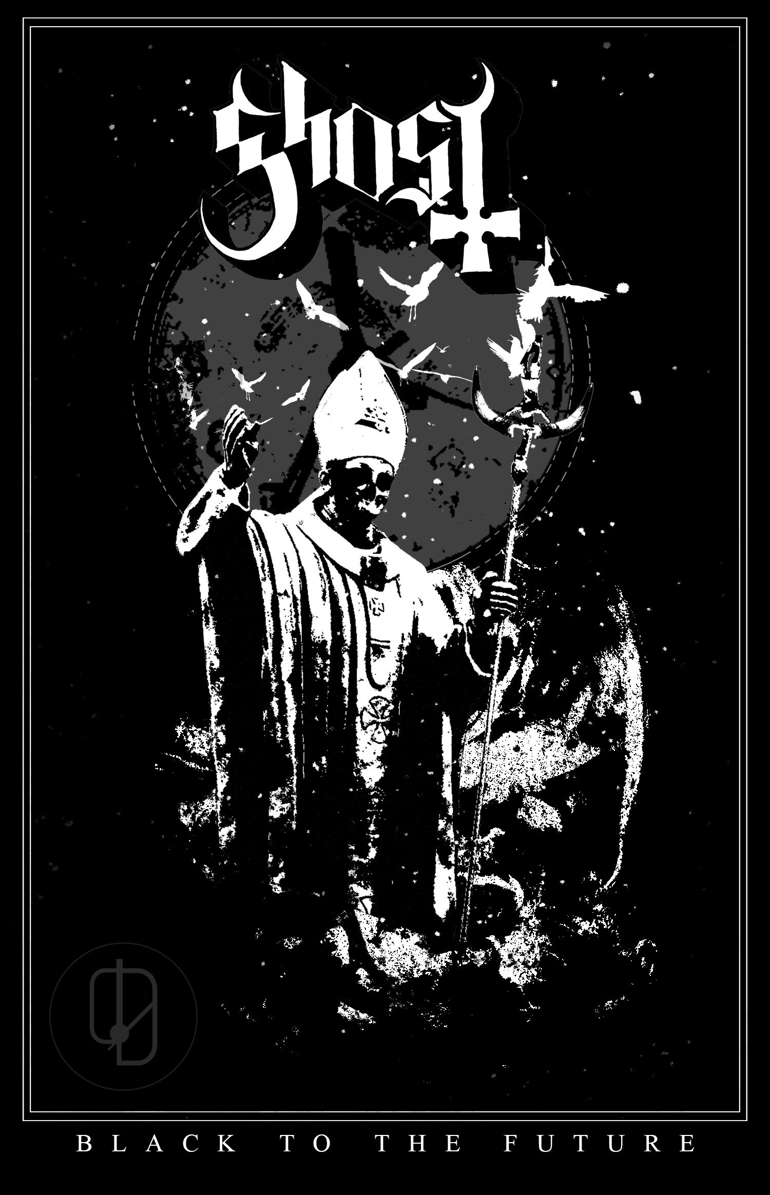 Ghost (Band): A member of the Group of Nameless Ghouls, A Ghoul Writer, Cardinal Copia. 1500x2330 HD Background.