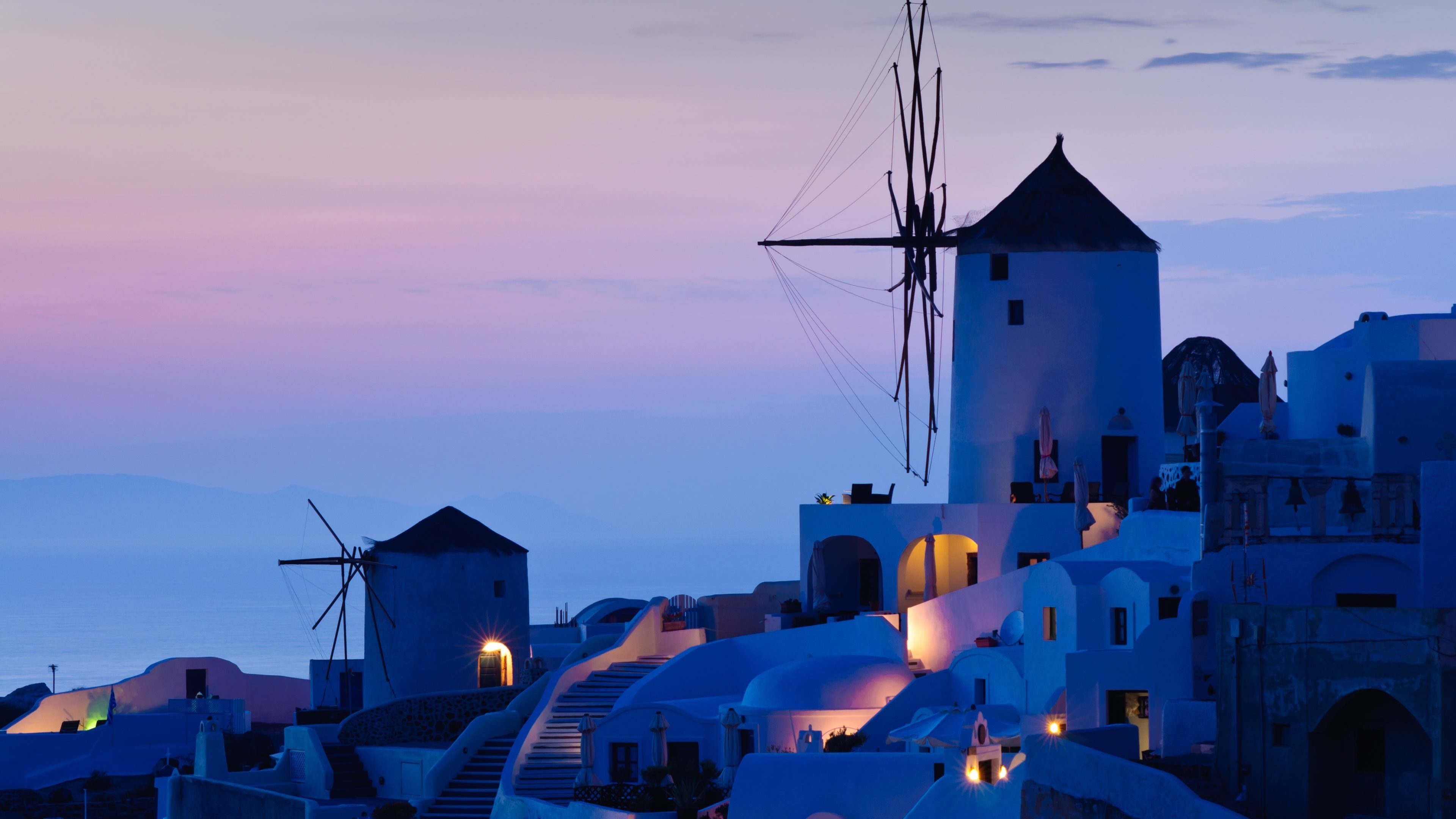 Scenic landscapes, Picturesque views, Serene beaches, Greek island getaway, 3840x2160 4K Desktop