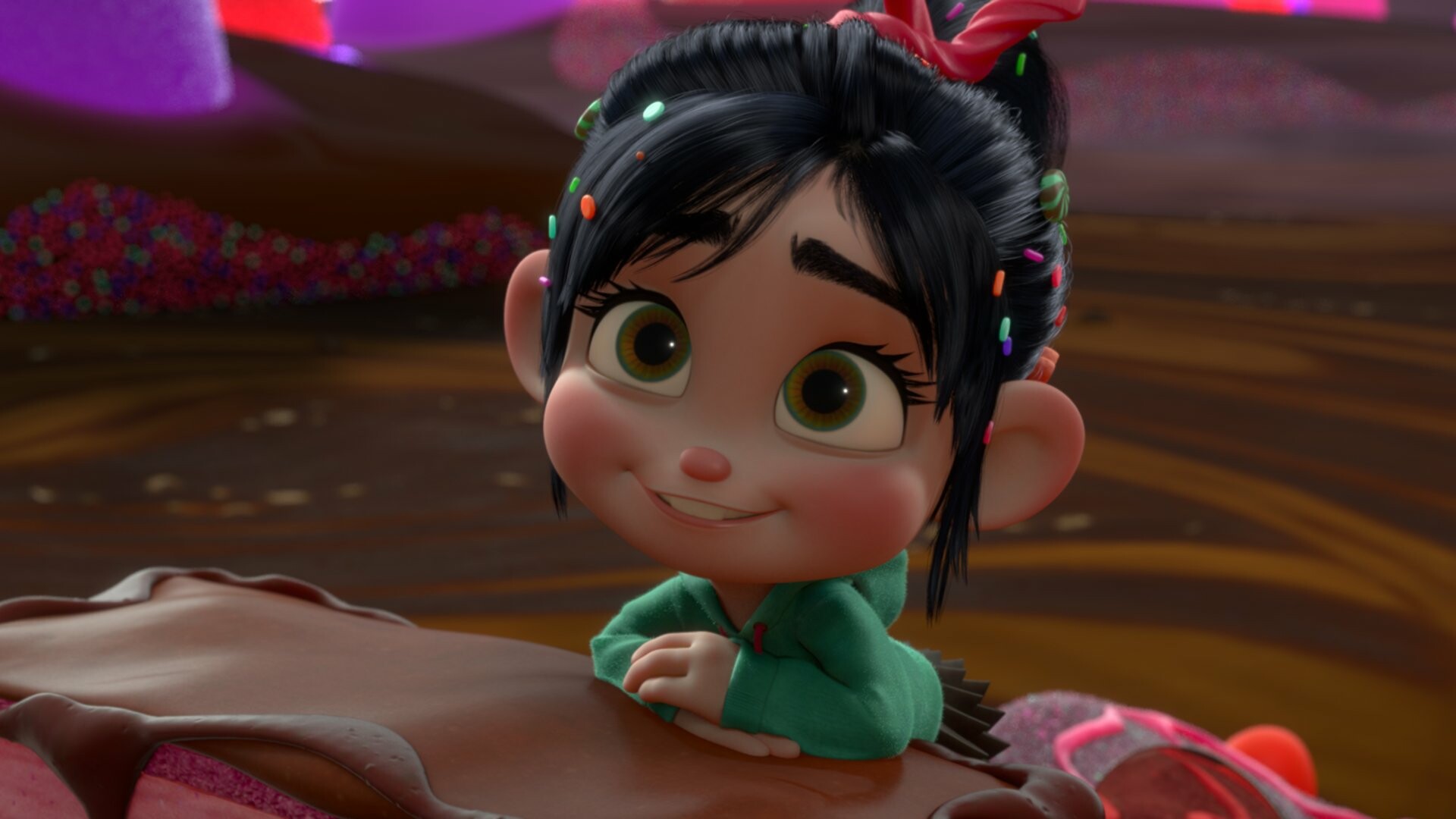 Wreck-It Ralph: She served as the kingdom's princess and top racer in the Sugar Rush game. 1920x1080 Full HD Background.