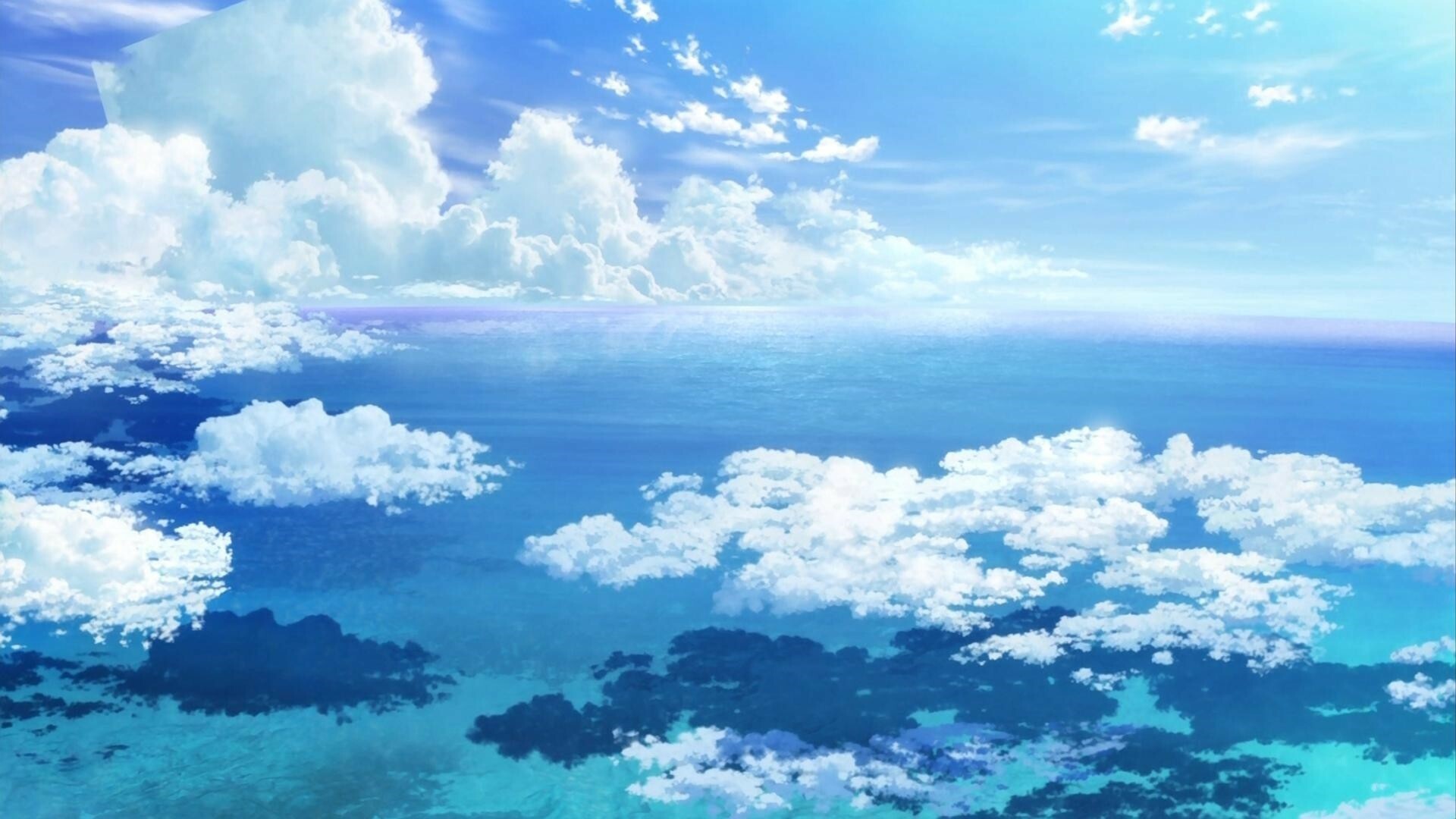 Clouds: Anime, Uncinus has upturned hooks at the ends. 1920x1080 Full HD Wallpaper.