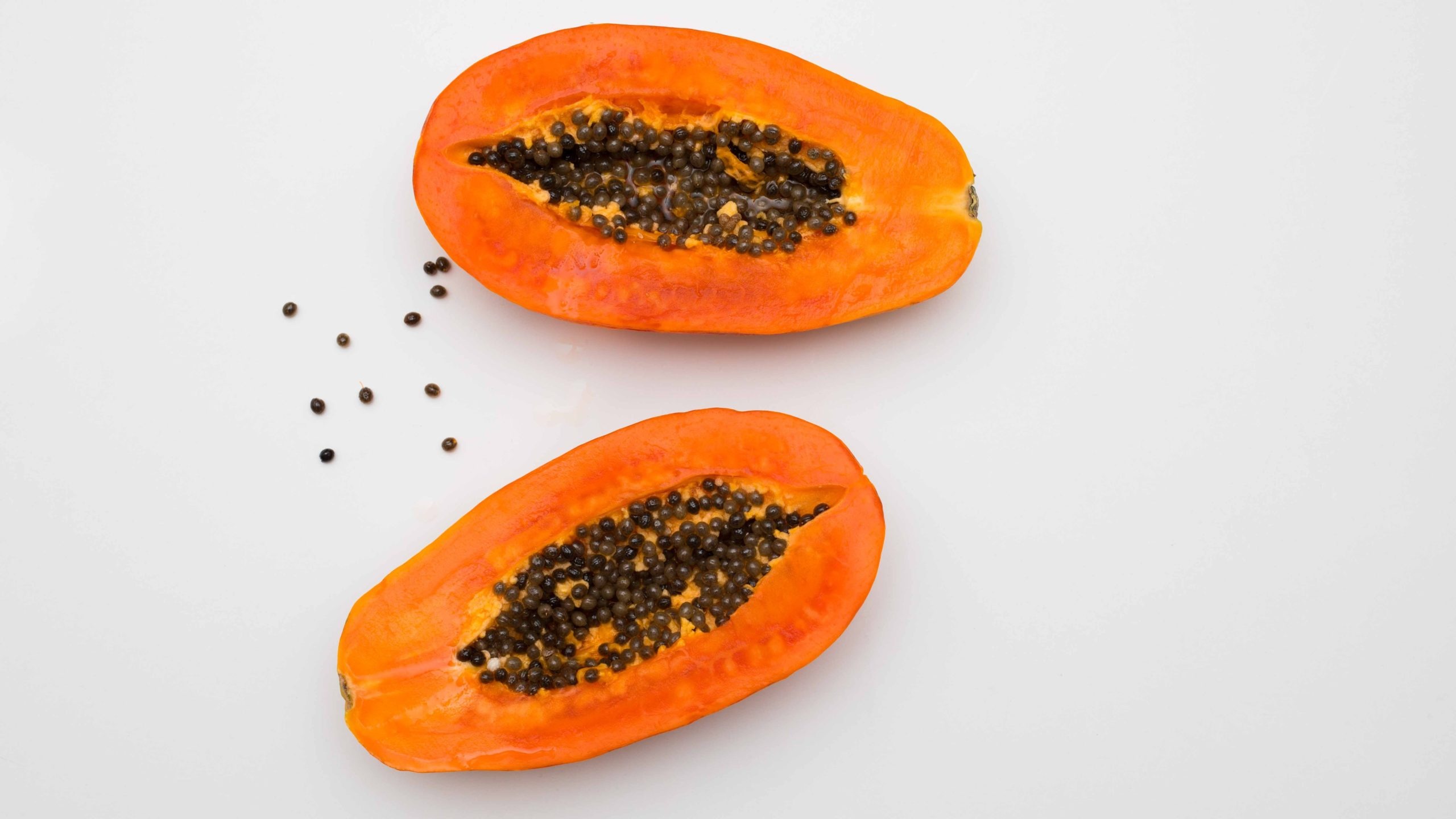 Papaya: Cultivated throughout the tropical world and into the warmest parts of the subtropics. 2560x1440 HD Wallpaper.
