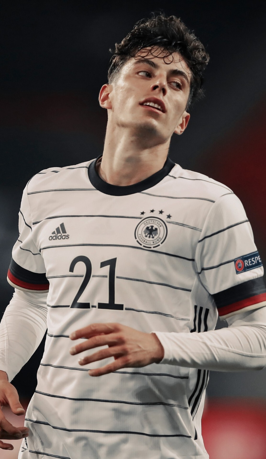 Germany National Football Team: Kai Havertz, An attacking midfielder for English Premier League club Chelsea. 1120x1920 HD Wallpaper.