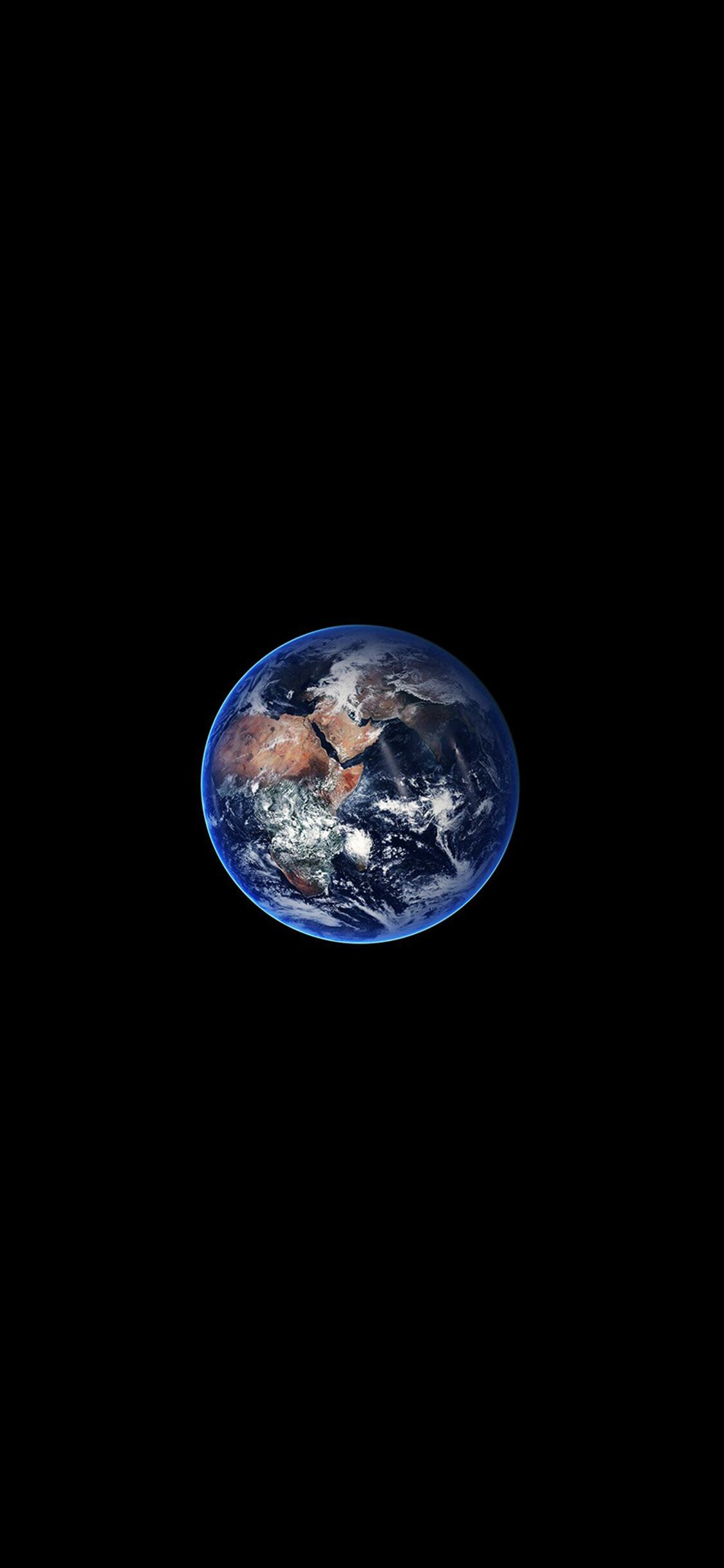 Earth: Commonly referred to as the Blue Planet or the world, Space. 1130x2440 HD Background.