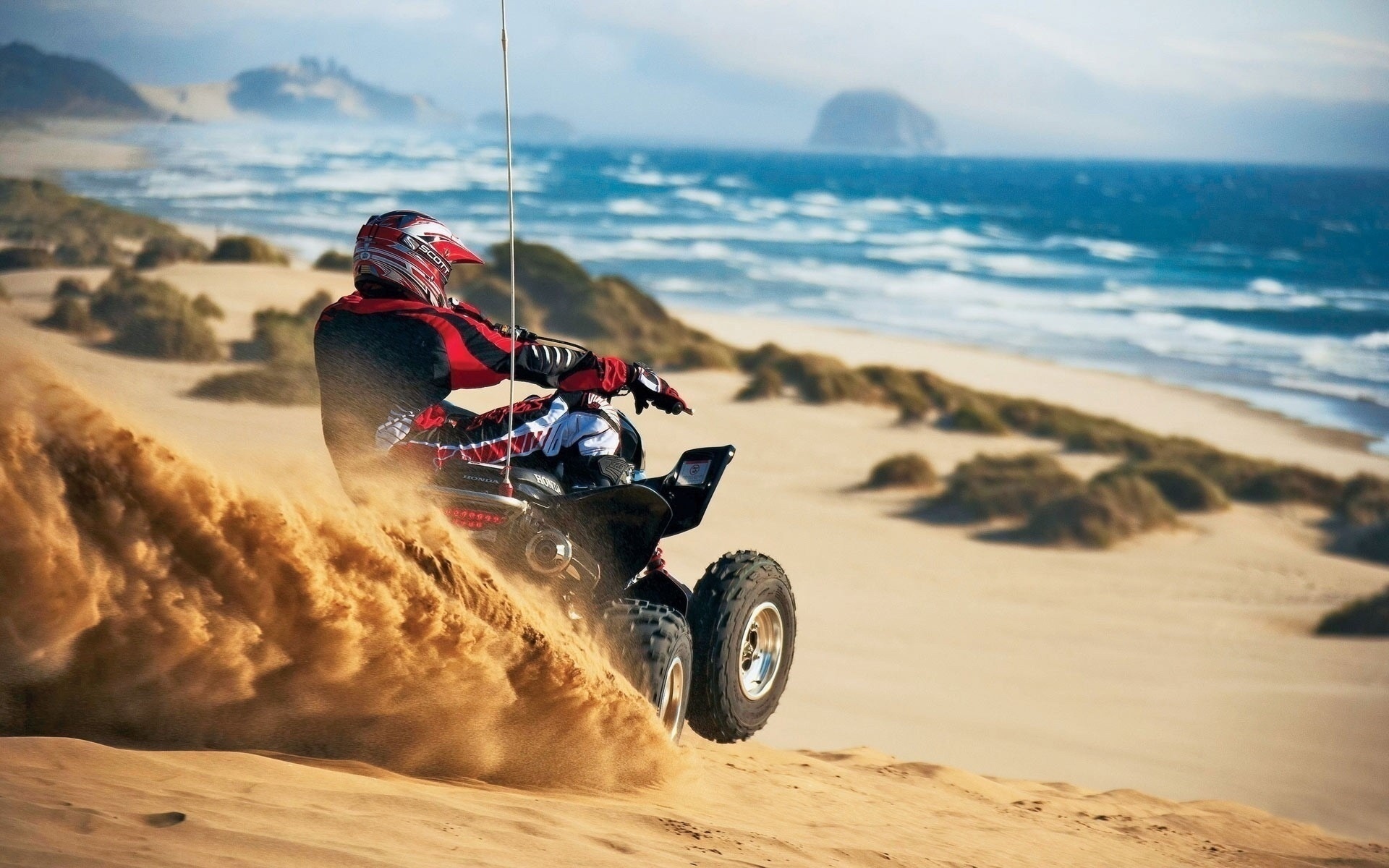 ATV Sports, Sand Speed, Auto Beach, Sports Photo, 1920x1200 HD Desktop