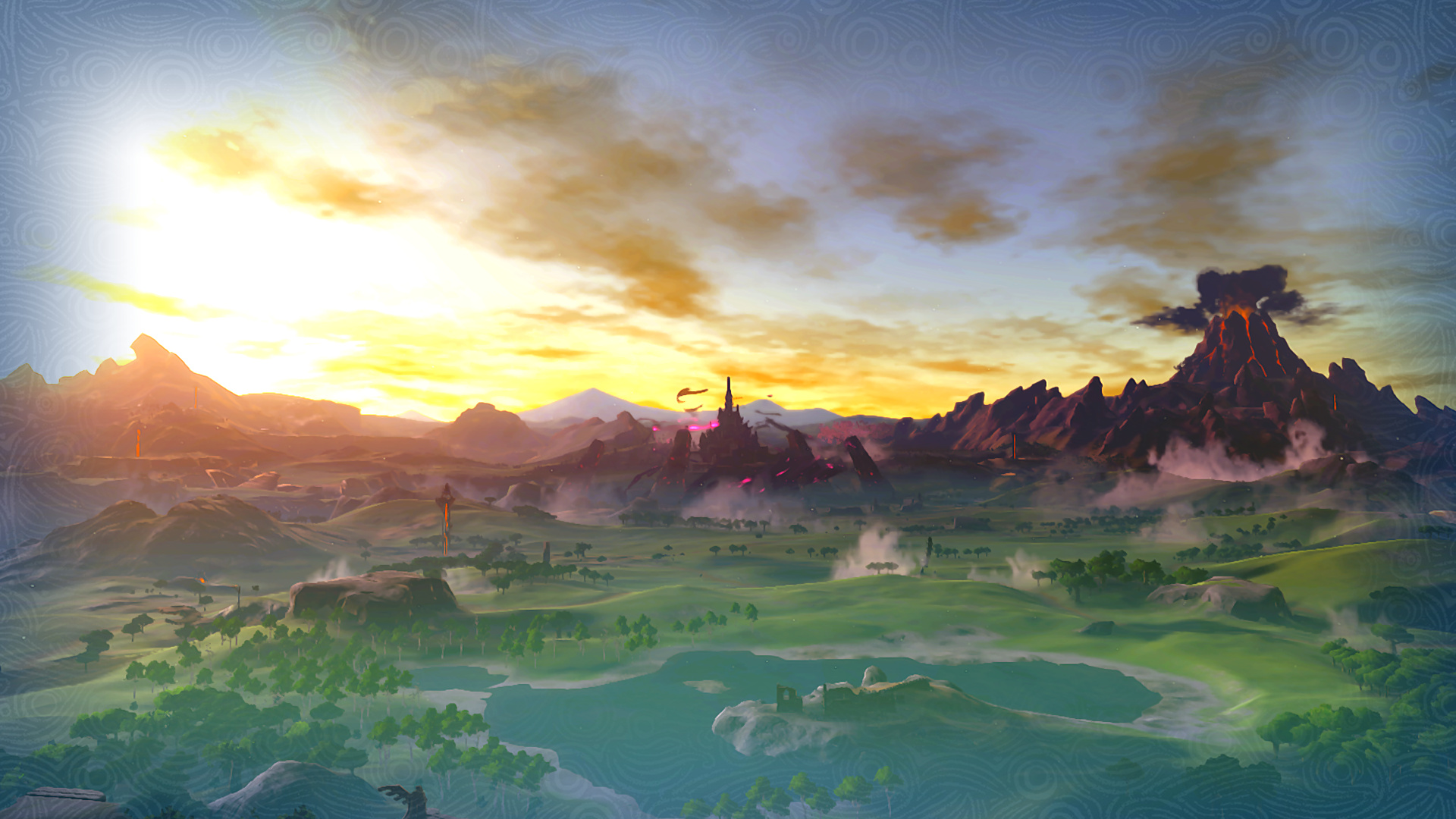 Hyrule, Enchanted kingdom, Captivating landscapes, Timeless adventure, 1920x1080 Full HD Desktop
