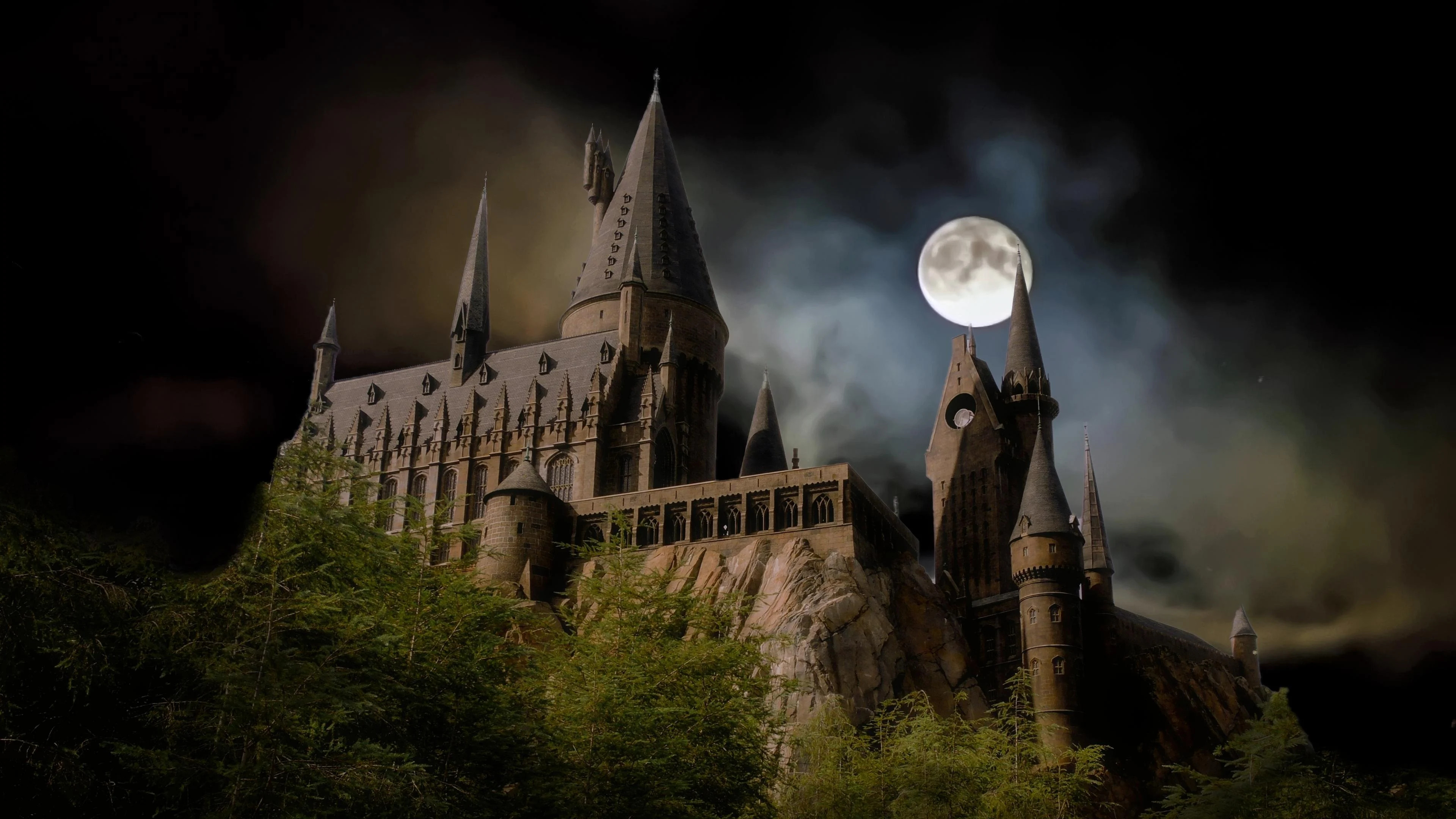 Hogwarts, 4K wallpapers, Hogwarts castle, Magical imagery, 3840x2160 4K Desktop