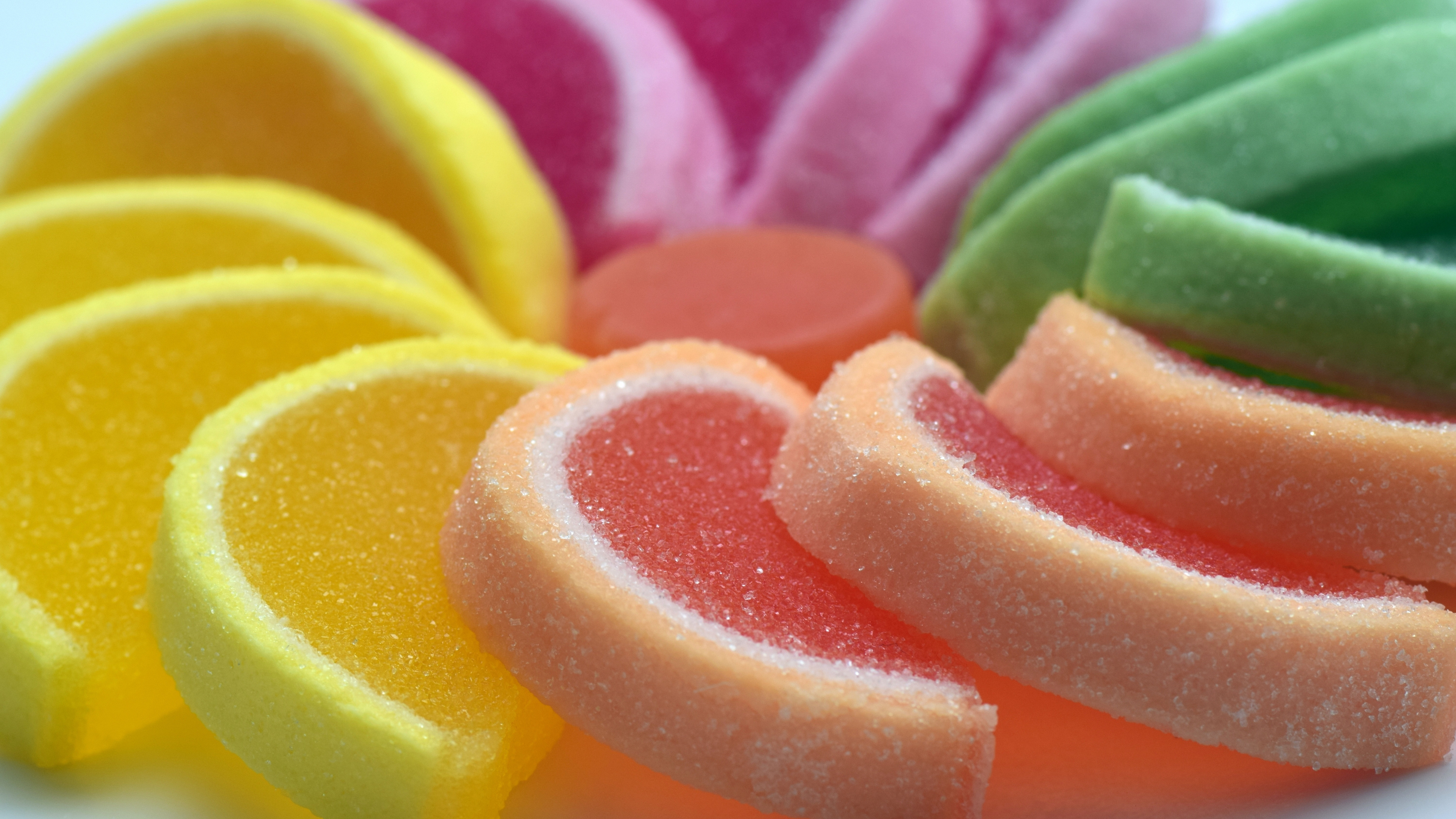 Sugar candies, Colorful sweets, UHD image, Background, 3840x2160 4K Desktop