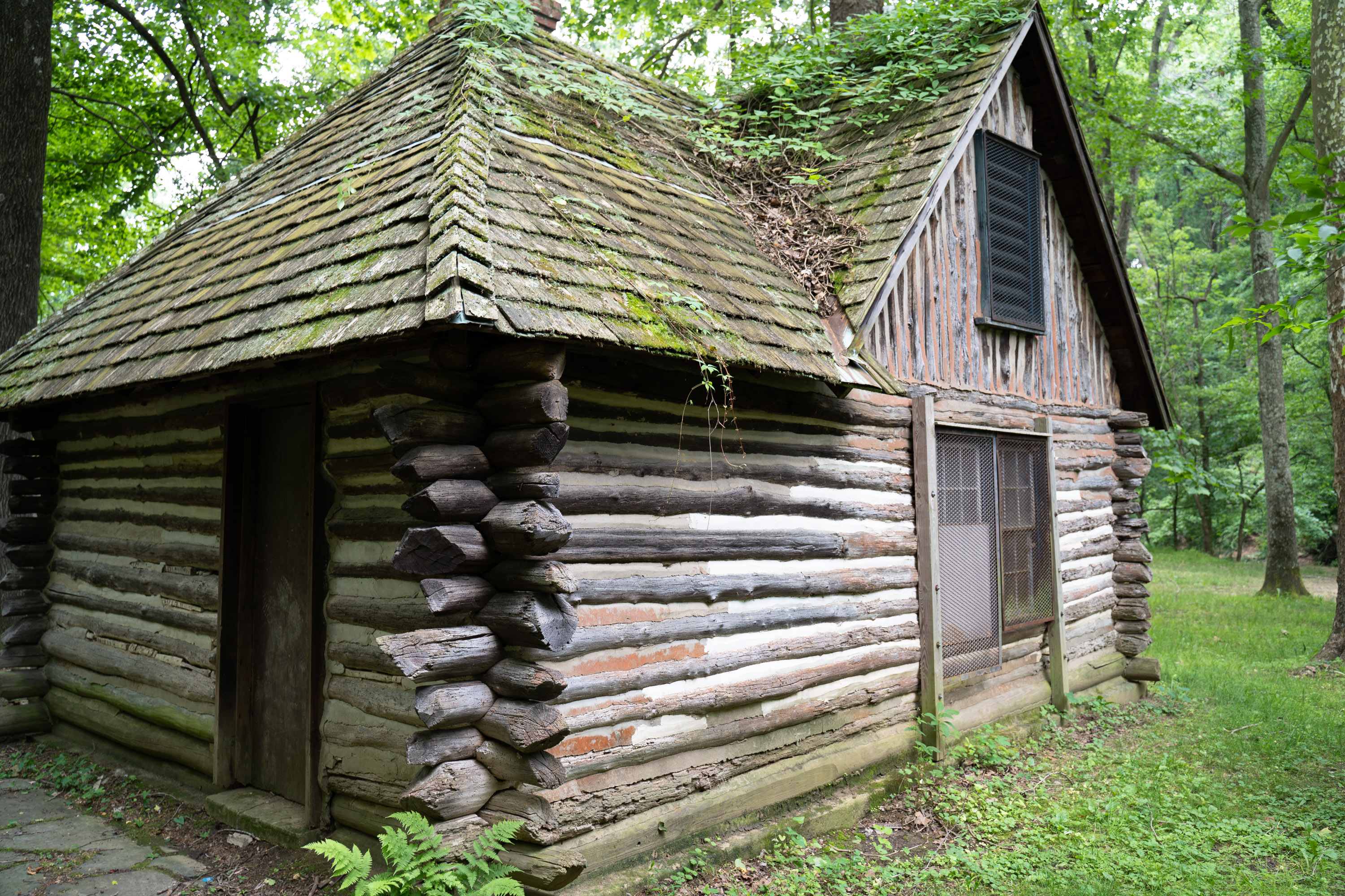 Log Cabin, Restoration project, Historical log cabin, Rock Creek Park, Cultural preservation, 3000x2000 HD Desktop
